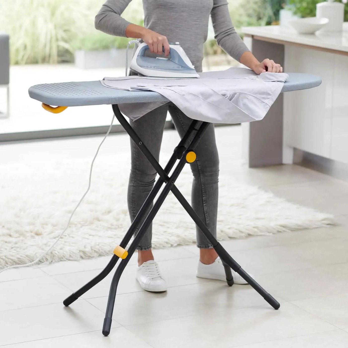 Bügelbrettbezug GLIDE 50007 130 cm, grau, Baumwolle, Joseph Joseph