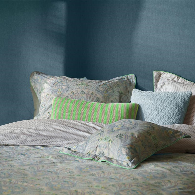 Bettwäsche Einzelbett ALBA 140 x 200 cm, blau, Baumwoll Perkal, Pip Studio