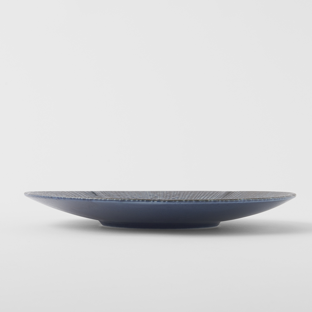 Vorspeisenteller ICE DUSK 22 cm, blau, Keramik, MIJ