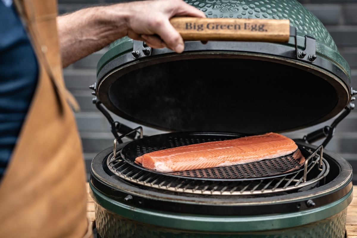 Holzkohlegrill Big Green Egg M, Keramik, Big Green Egg