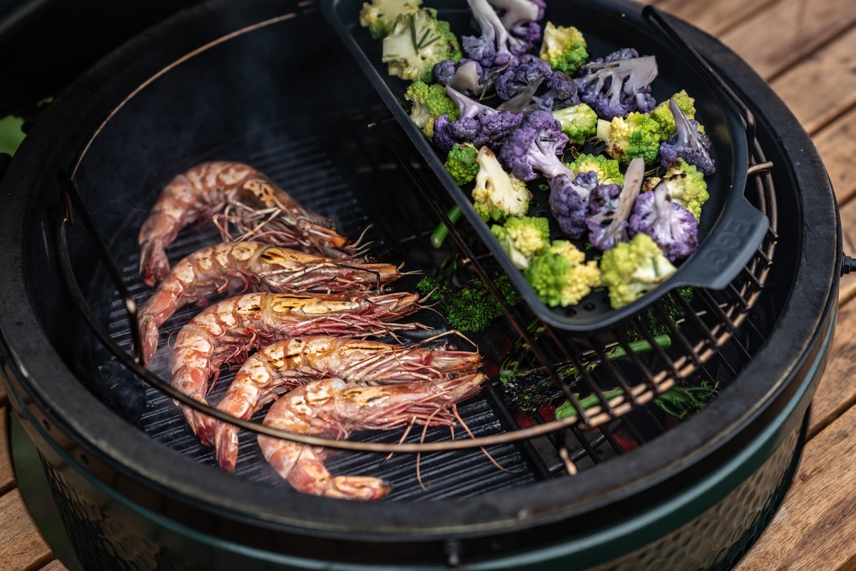 Holzkohlegrill Big Green Egg M, Keramik, Big Green Egg