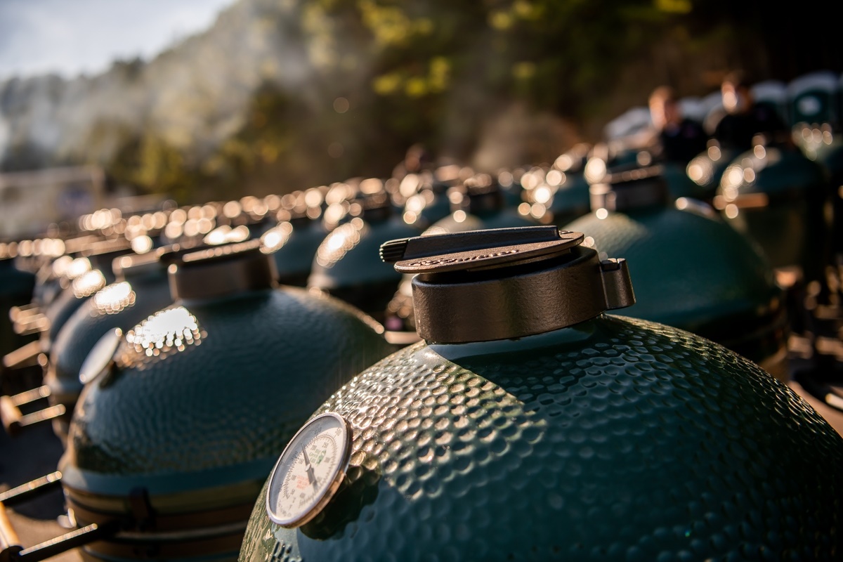 Holzkohlegrill Big Green Egg M, Keramik, Big Green Egg