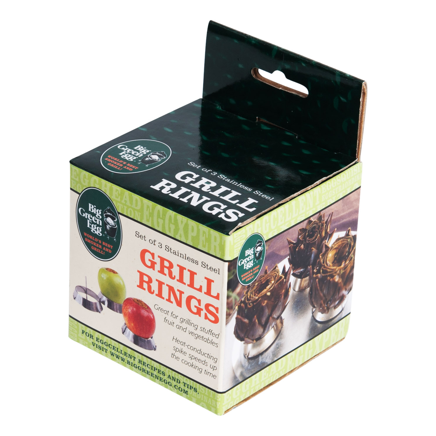 Grillringe Set Edelstahl Big Green Egg