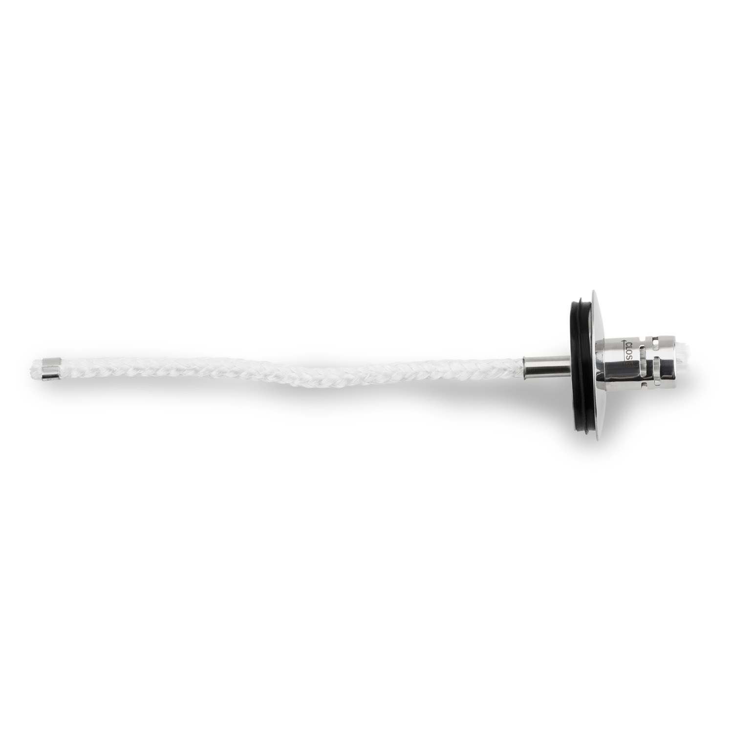 Gartenfackel ORCHOS 1,5 m, Stahl poliert und Holz, Blomus