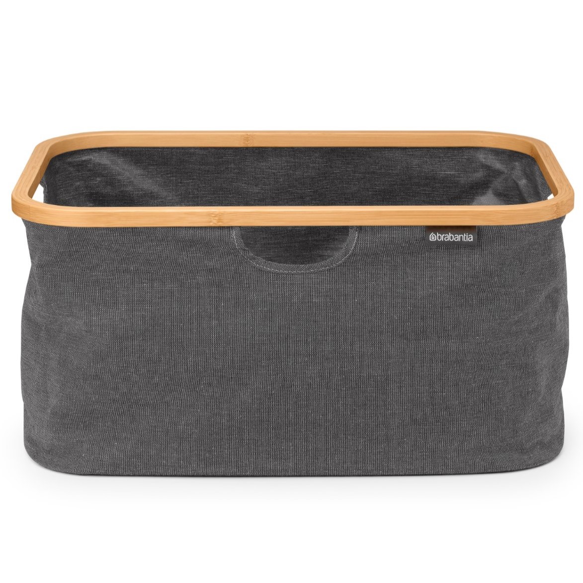 Wäschekorb 40 l, Pepper Black, Stoff, Brabantia