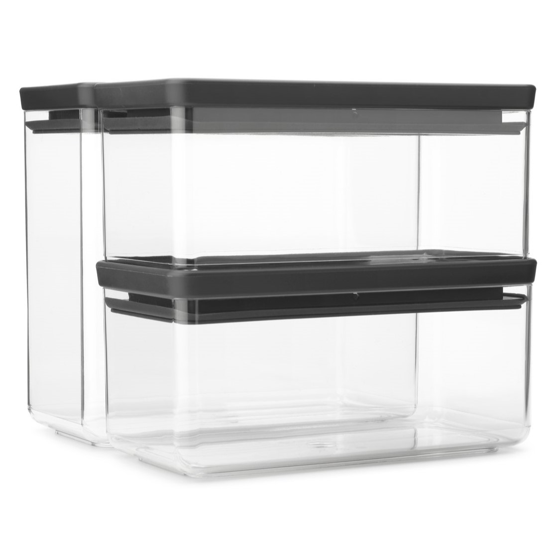 Vorratsdose TASTY PLUS, 3et-Set, dunkelgrau, Brabantia