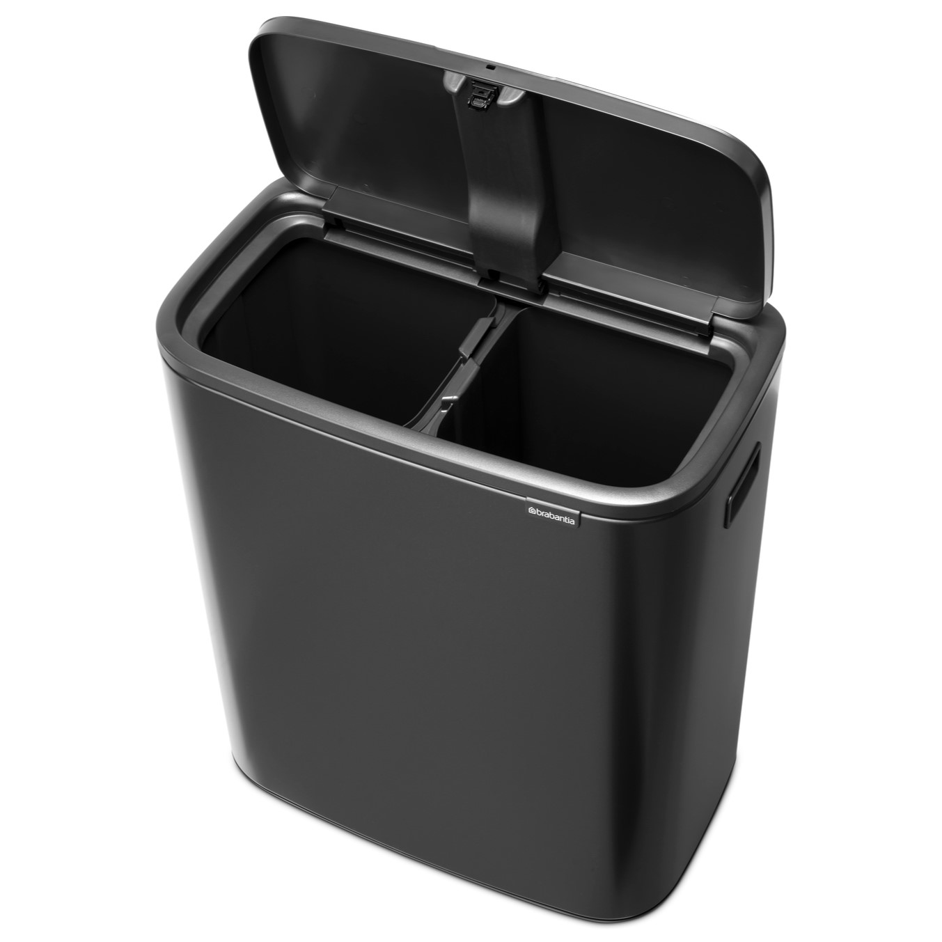 Touch Mülleimer BO TOUCH BIN 2x 30 l, Confident Grey, Stahl, Brabantia