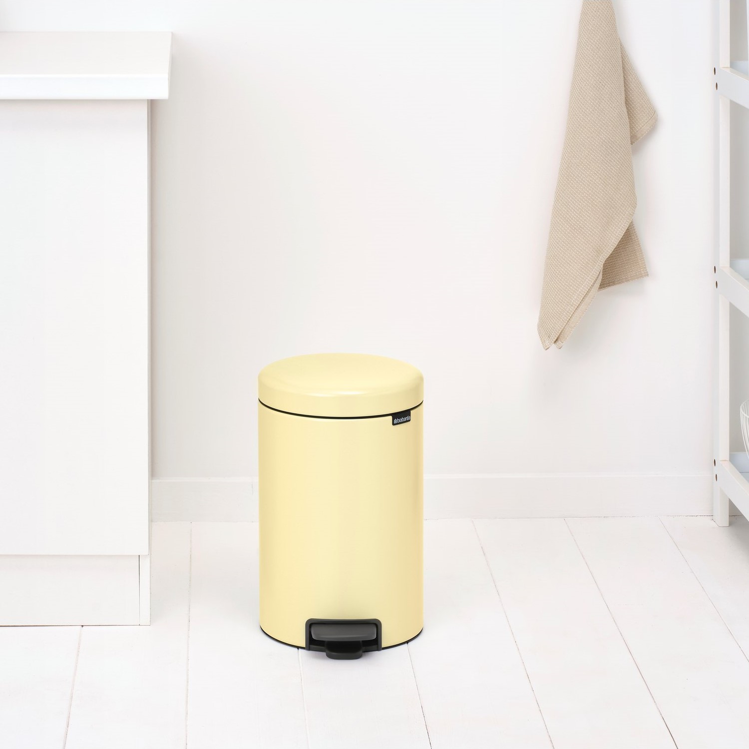 Treteimer NEWICON 12 l, gelb, Stahl, Brabantia
