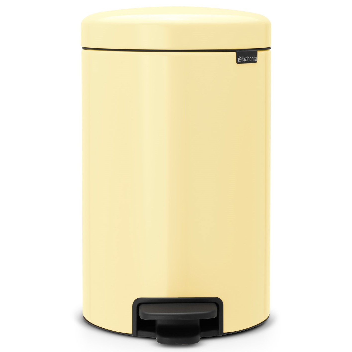 Treteimer NEWICON 12 l, gelb, Stahl, Brabantia