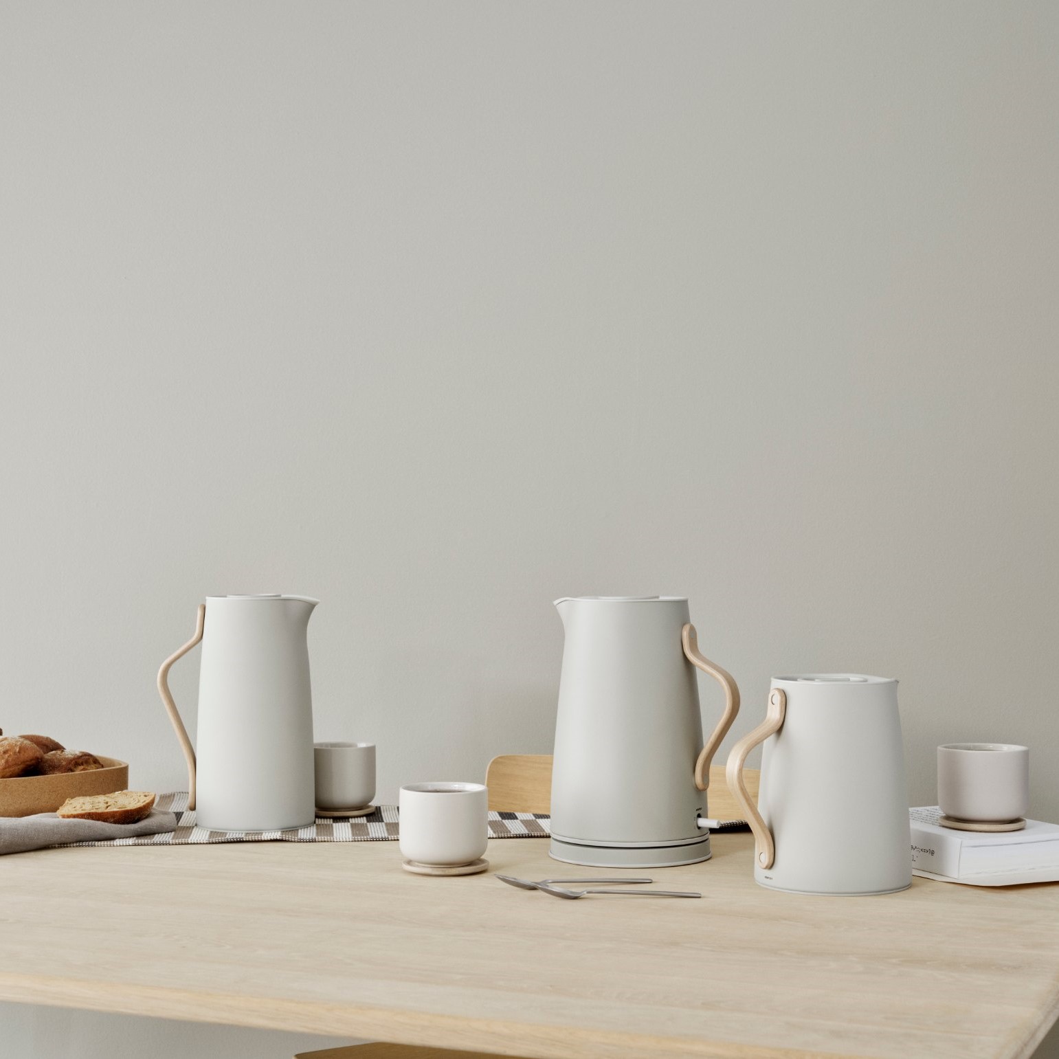 Wasserkocher EMMA 1,2 l, Sand, Edelstahl, Stelton