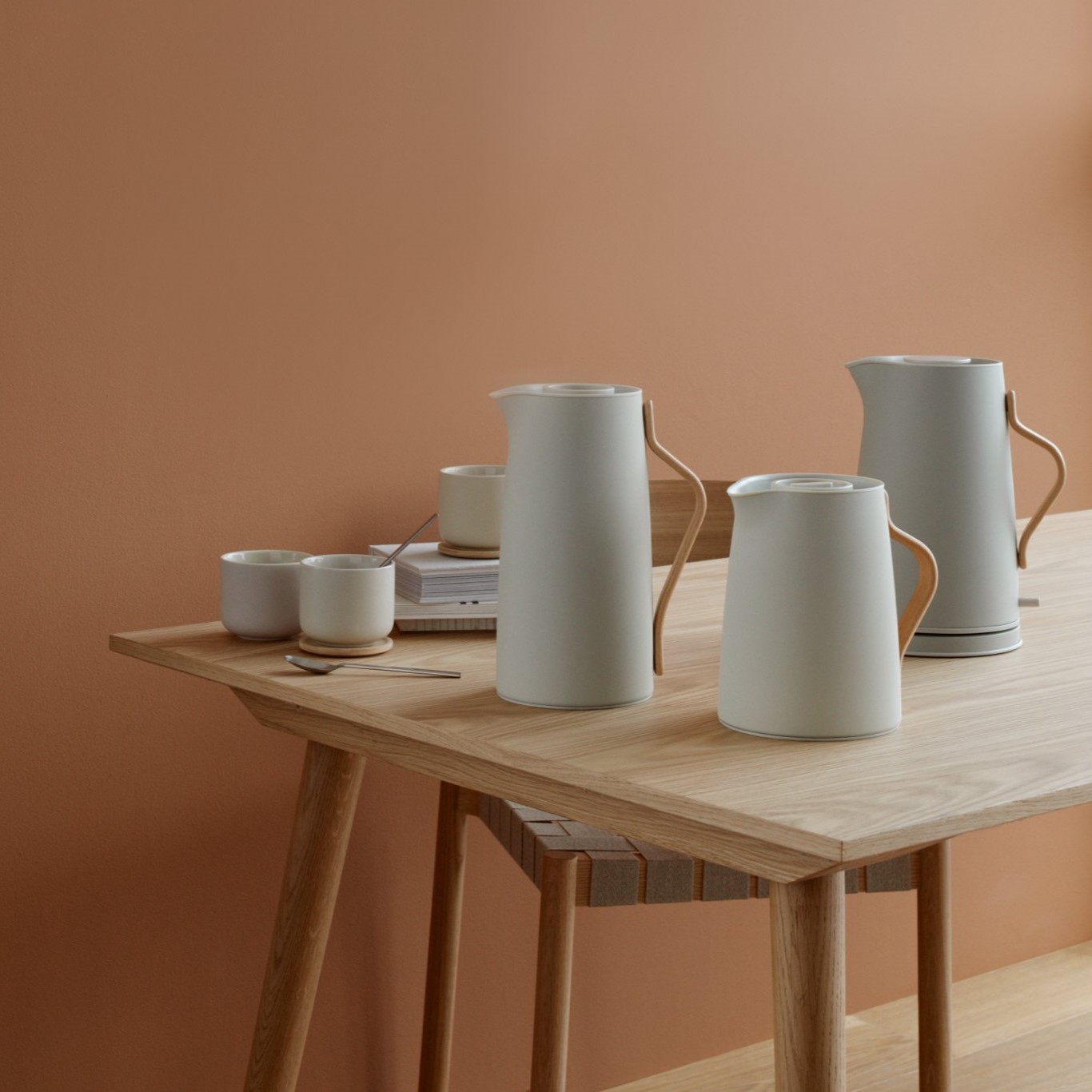 Wasserkocher EMMA 1,2 l, Sand, Edelstahl, Stelton