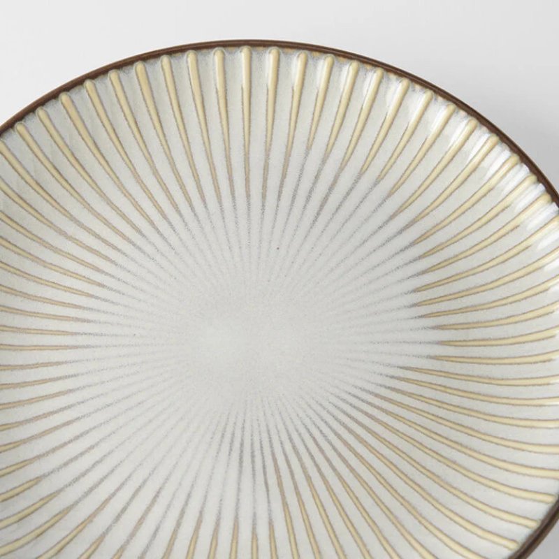 Vorspeisenteller WHITE SENDAN 20,5 cm, weiß, Keramik, MIJ