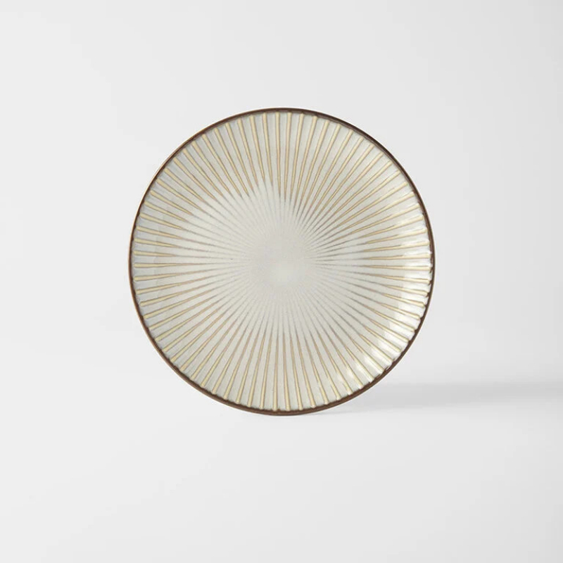 Vorspeisenteller WHITE SENDAN 20,5 cm, weiß, Keramik, MIJ