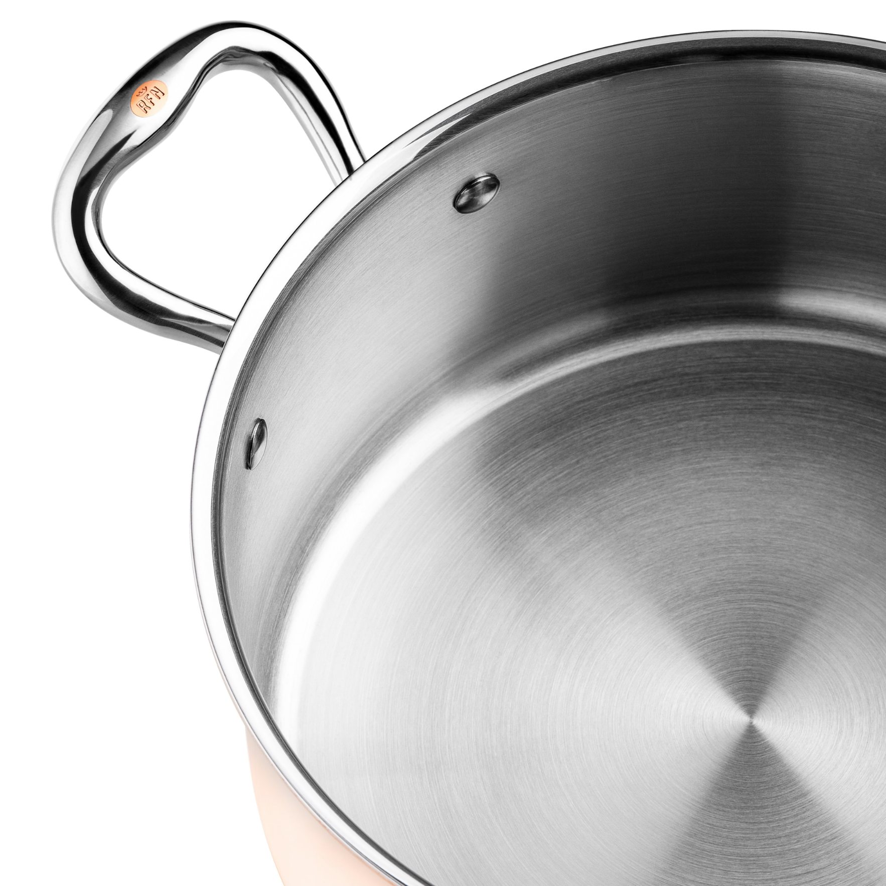 Bratentopf niedrig CON CLASSE 24 cm, Kupfer, Ruffoni