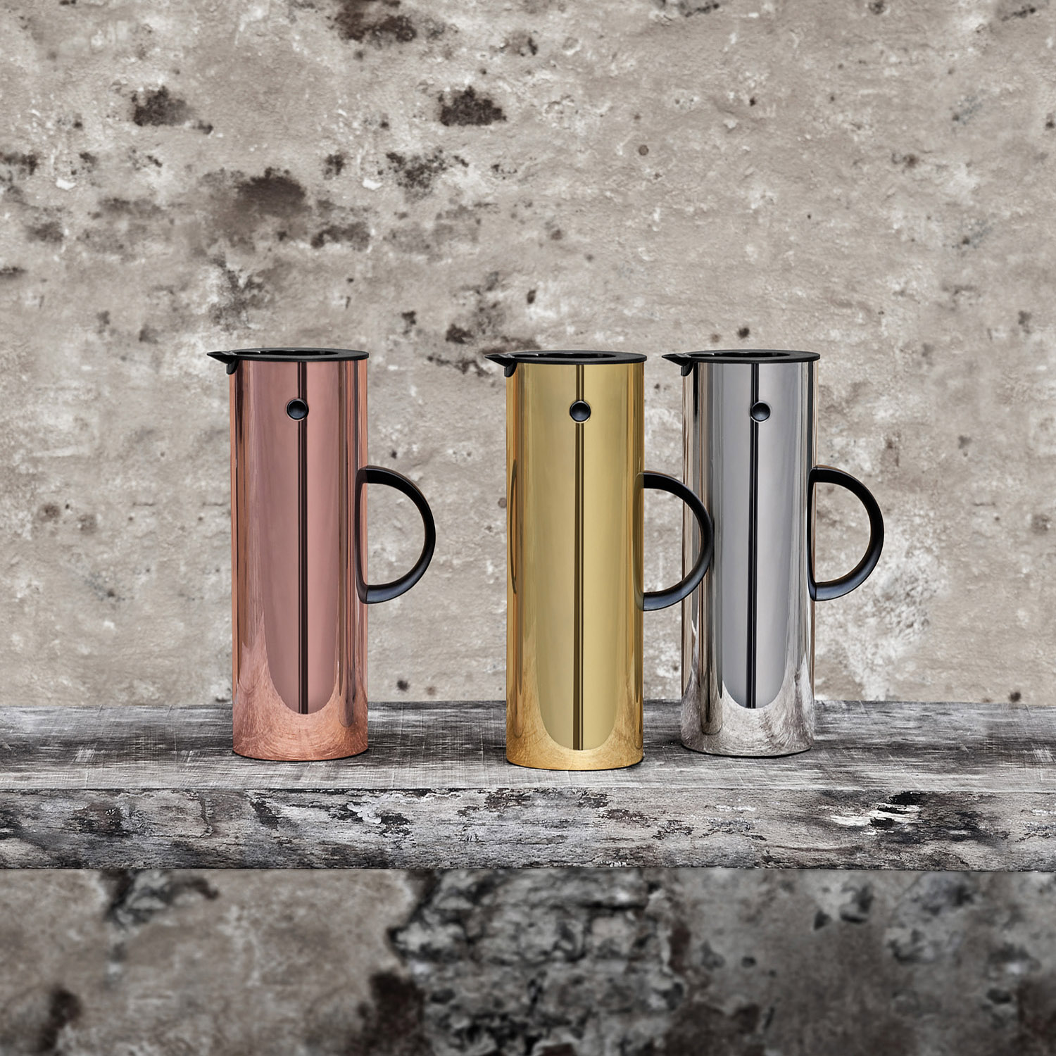 Isolierkanne EM77 1 l, silber, Edelstahl, Stelton