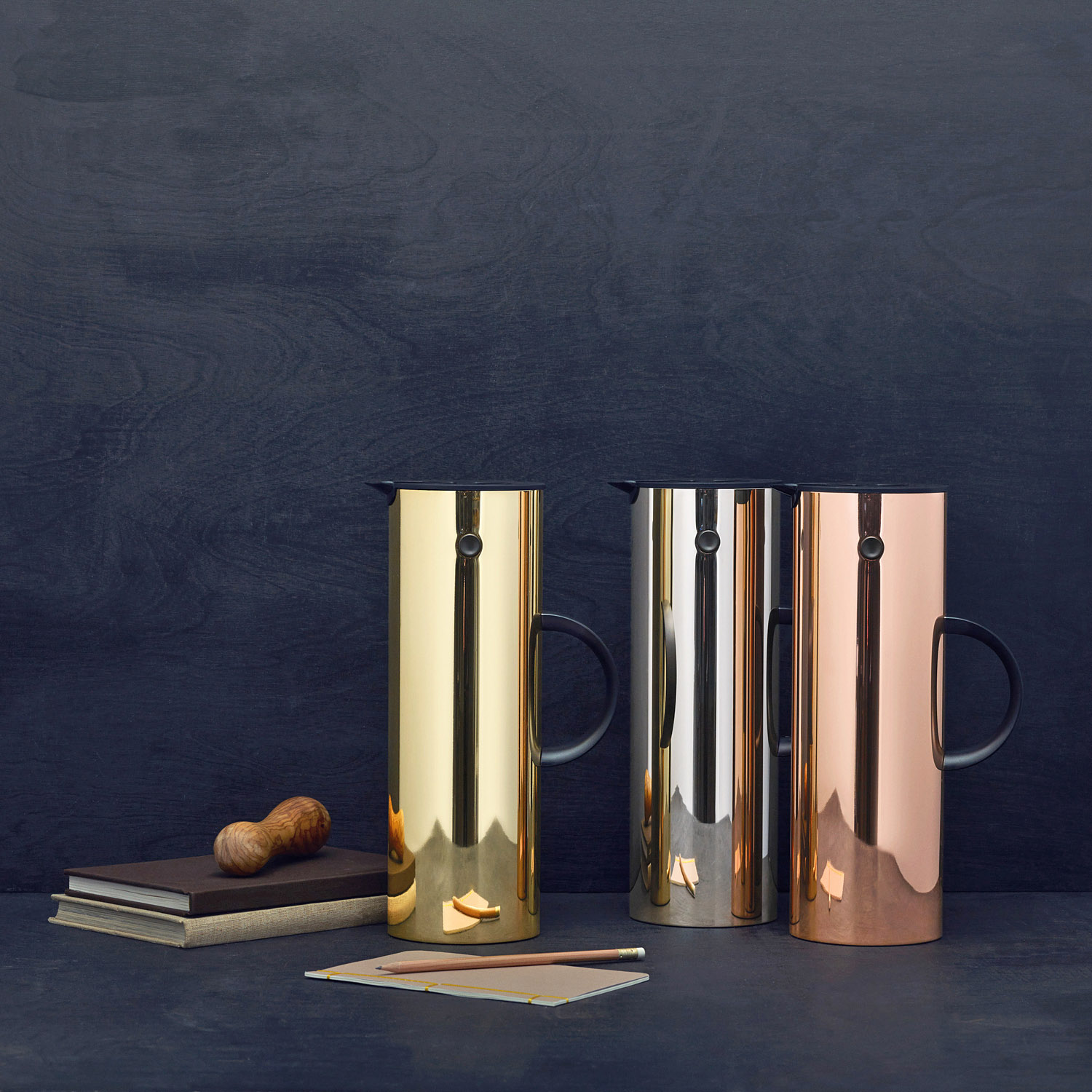 Isolierkanne EM77 1 l, silber, Edelstahl, Stelton