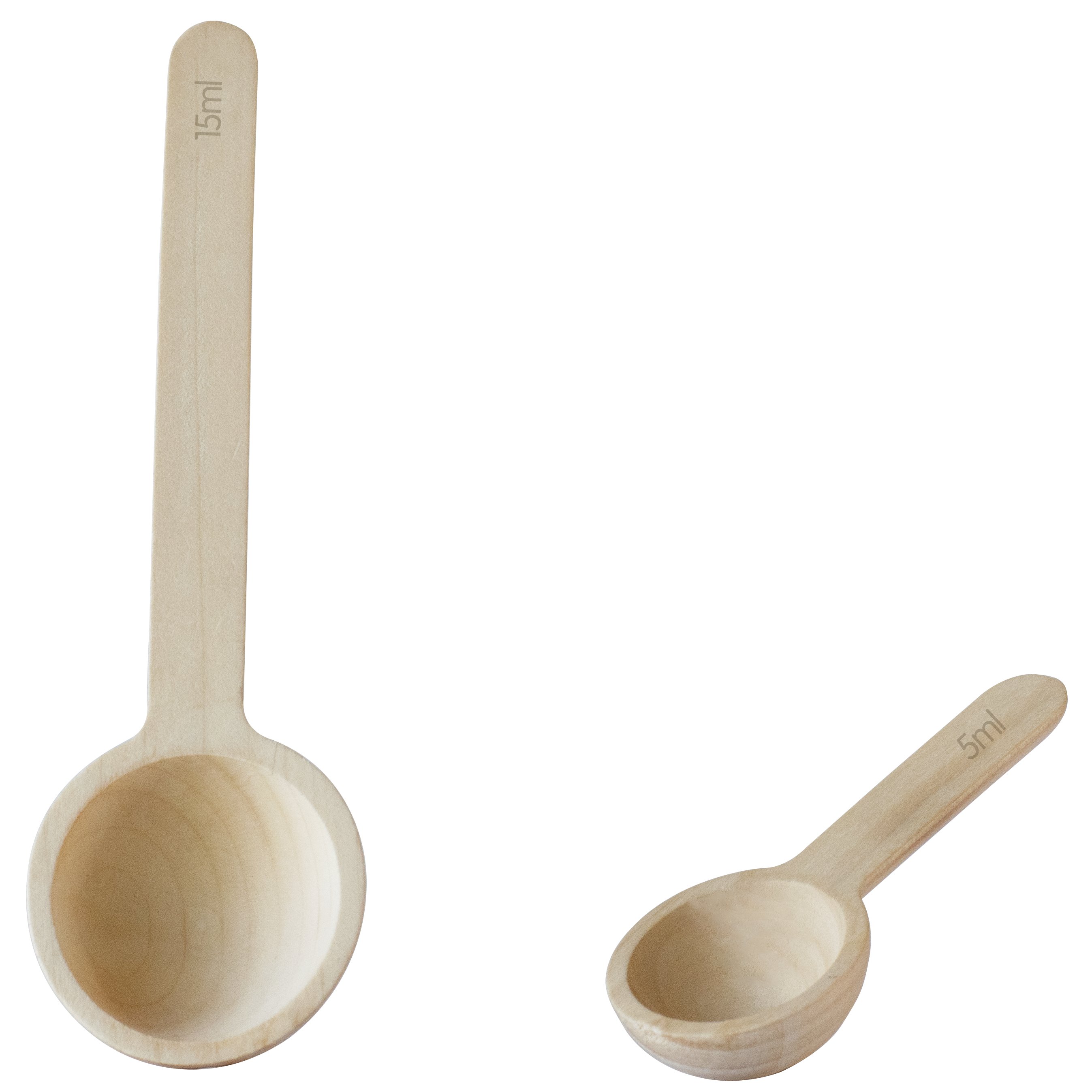 Messlöffel NBA226, 2er-Set, Holz, Pebbly