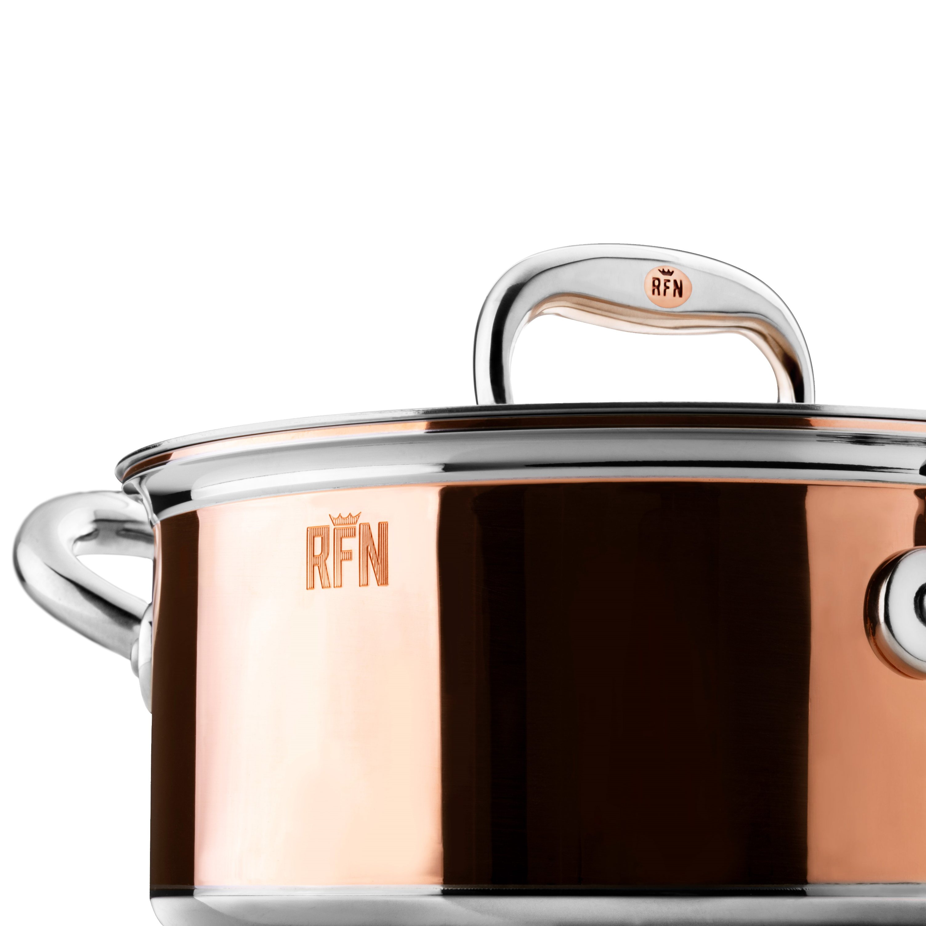 Bratentopf CON CLASSE 18 cm, Kupfer, Ruffoni