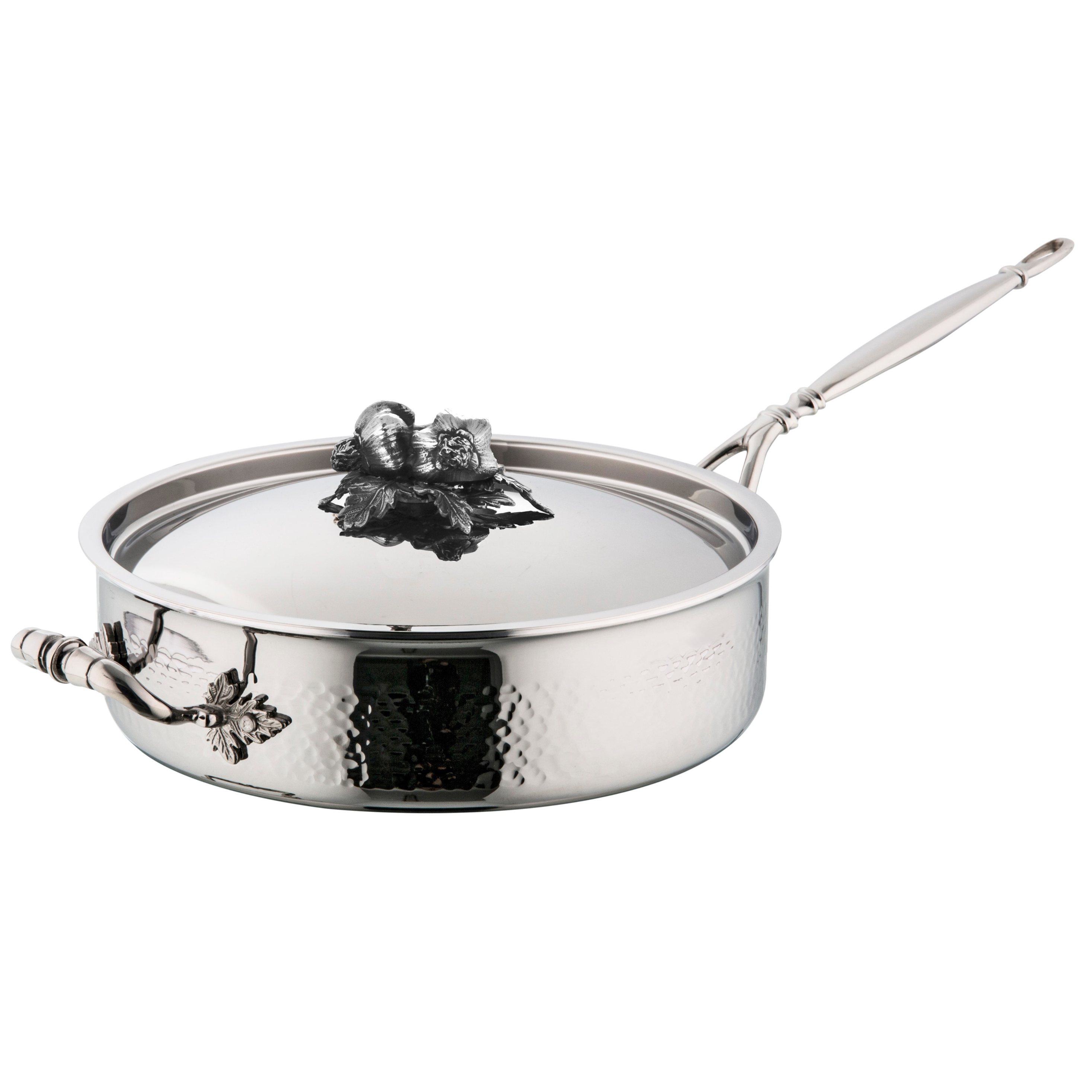 Sautépfanne OPUS PRIMA 26 cm, Silber, Edelstahl, Ruffoni
