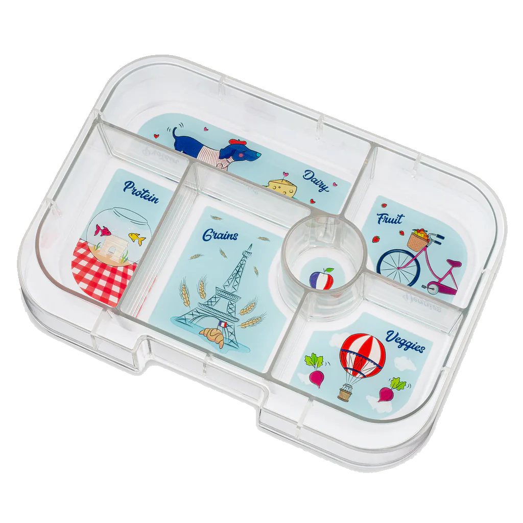 Lunchbox ORIGINAL 6 625 ml, Türkis / Paris, Kunststoff, Yumbox