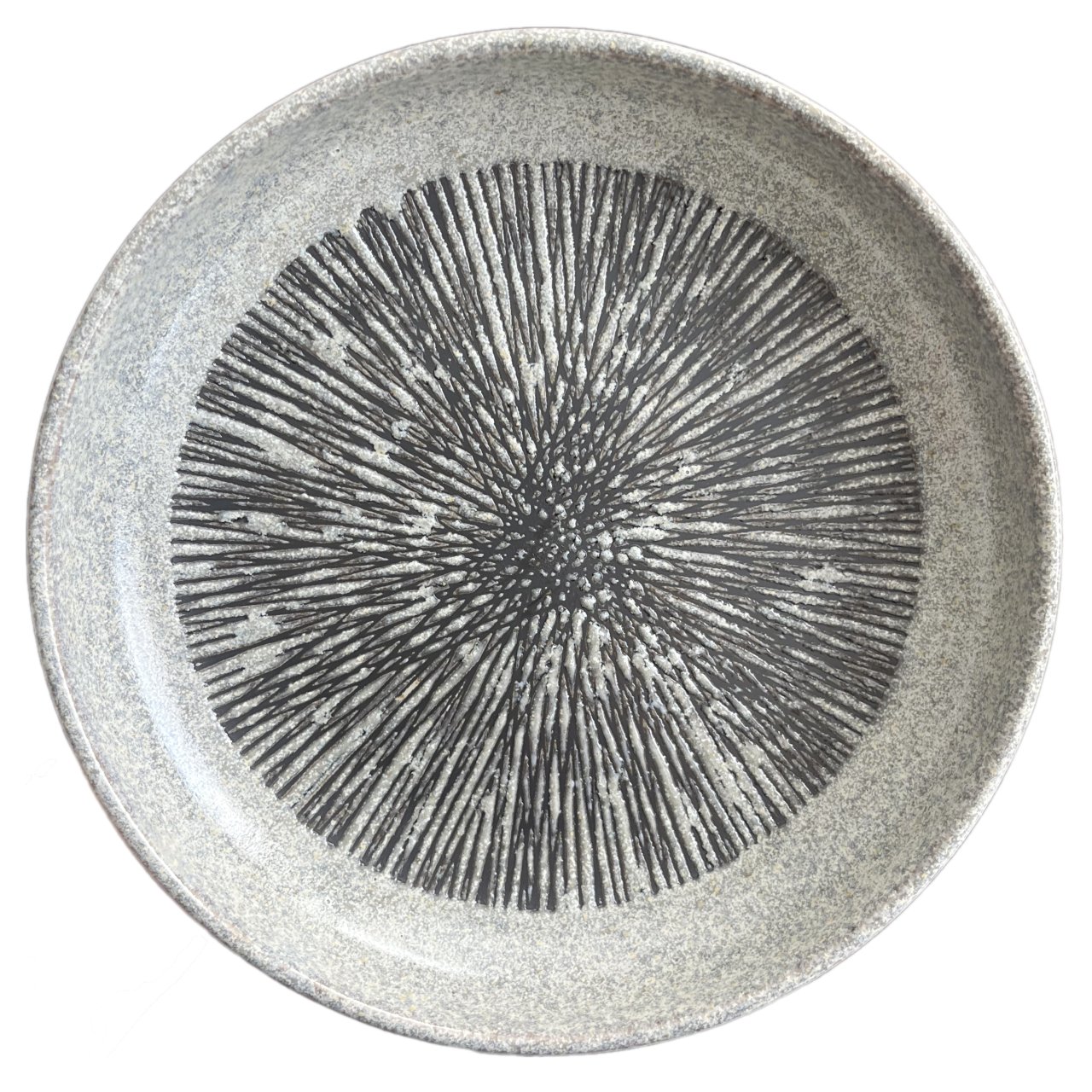 Speiseteller KIZAMI 22 cm, grau, Keramik, MIJ