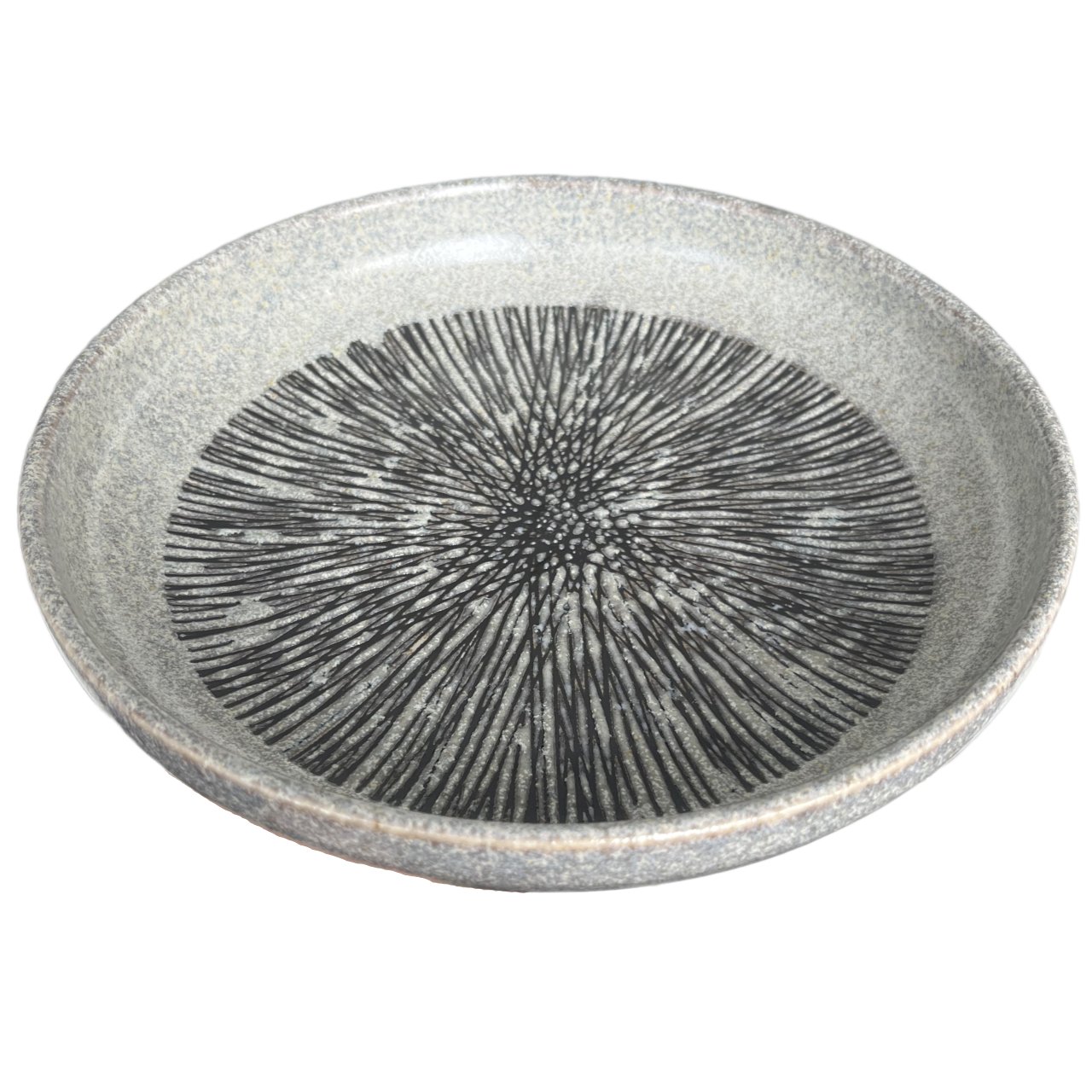 Speiseteller KIZAMI 22 cm, grau, Keramik, MIJ