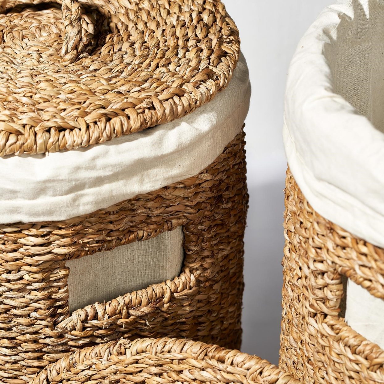 Wäschekorb HAMPER, 2er-Set, Sea Grass, Humdakin