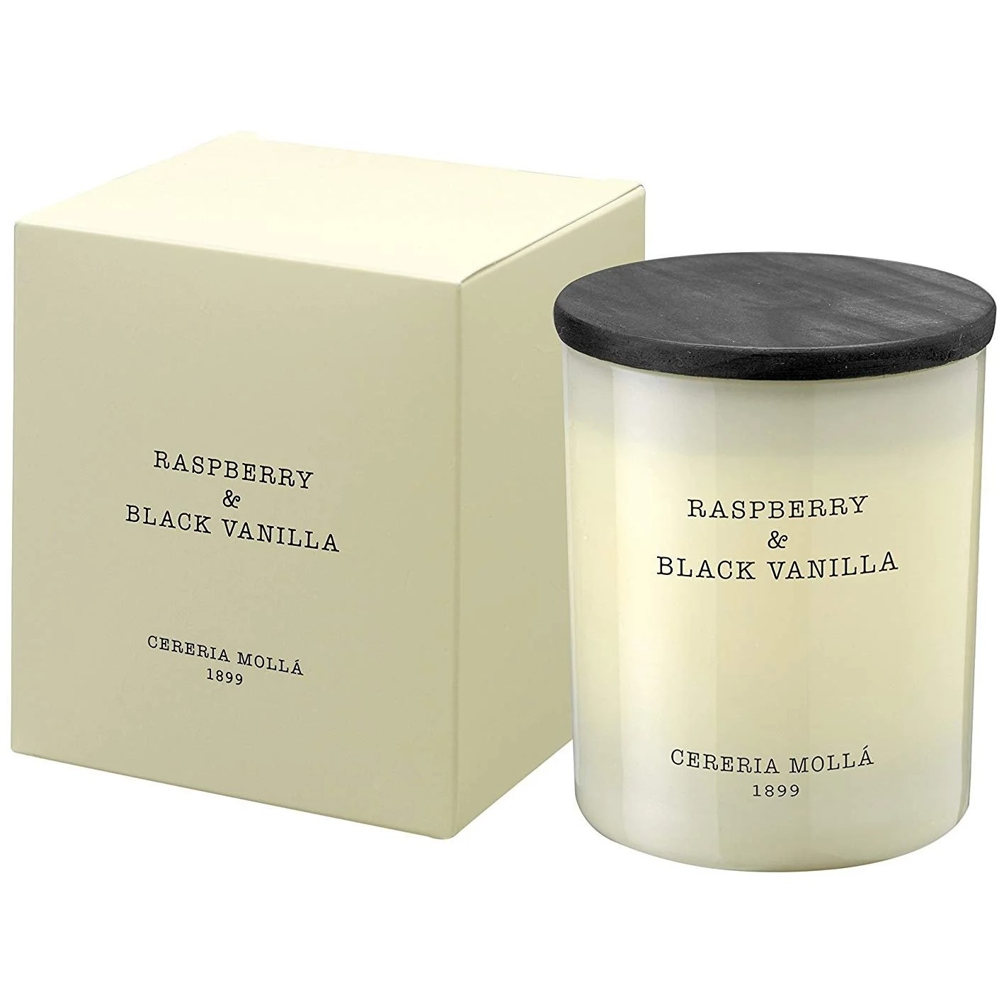 Duftkerze RASPBERRY & BLACK VANILLA 230 g, Cereria Mollá