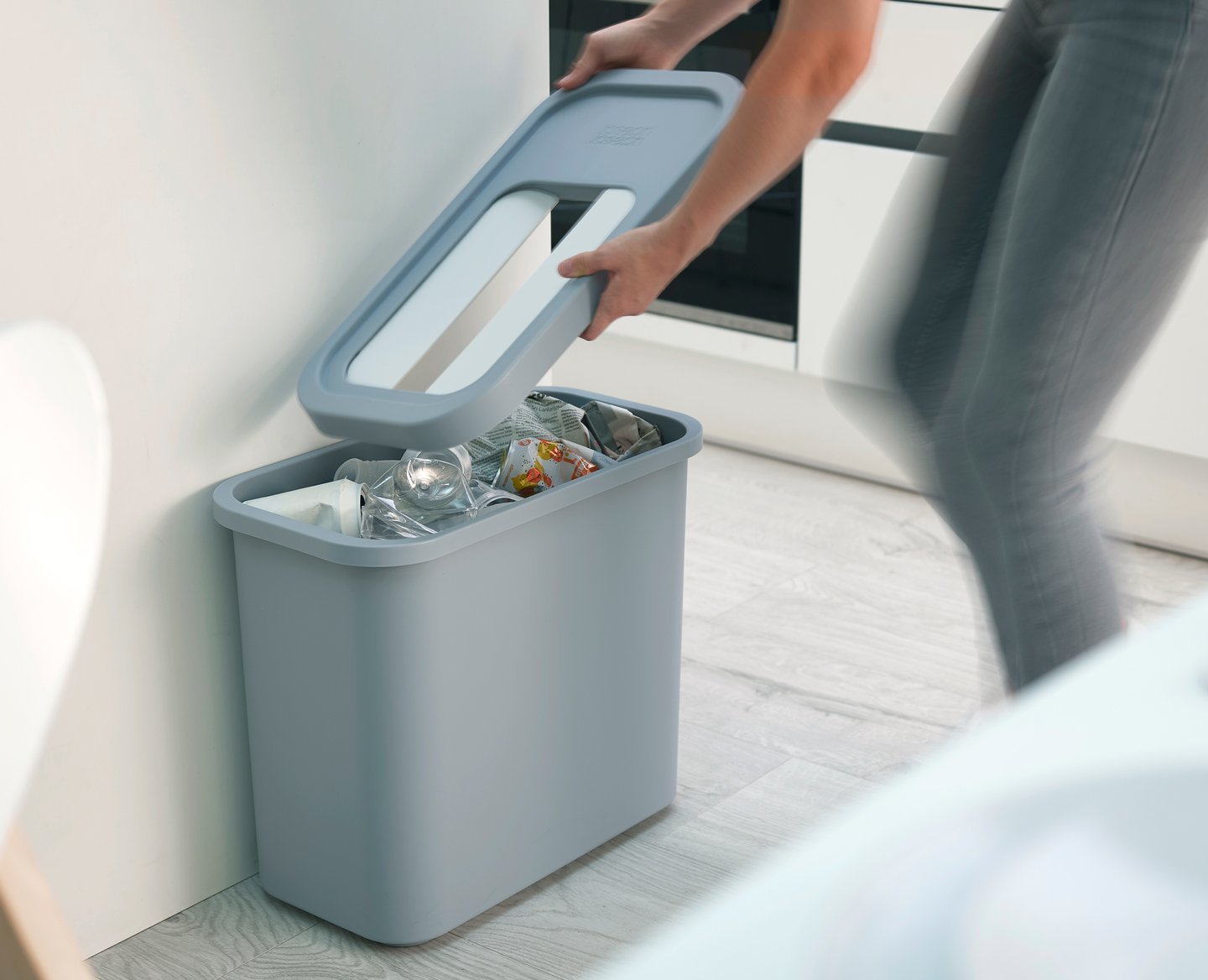 Mülleimer GORECYCLE 30111 32 l, Mülltrennsystem, grau, Joseph Joseph