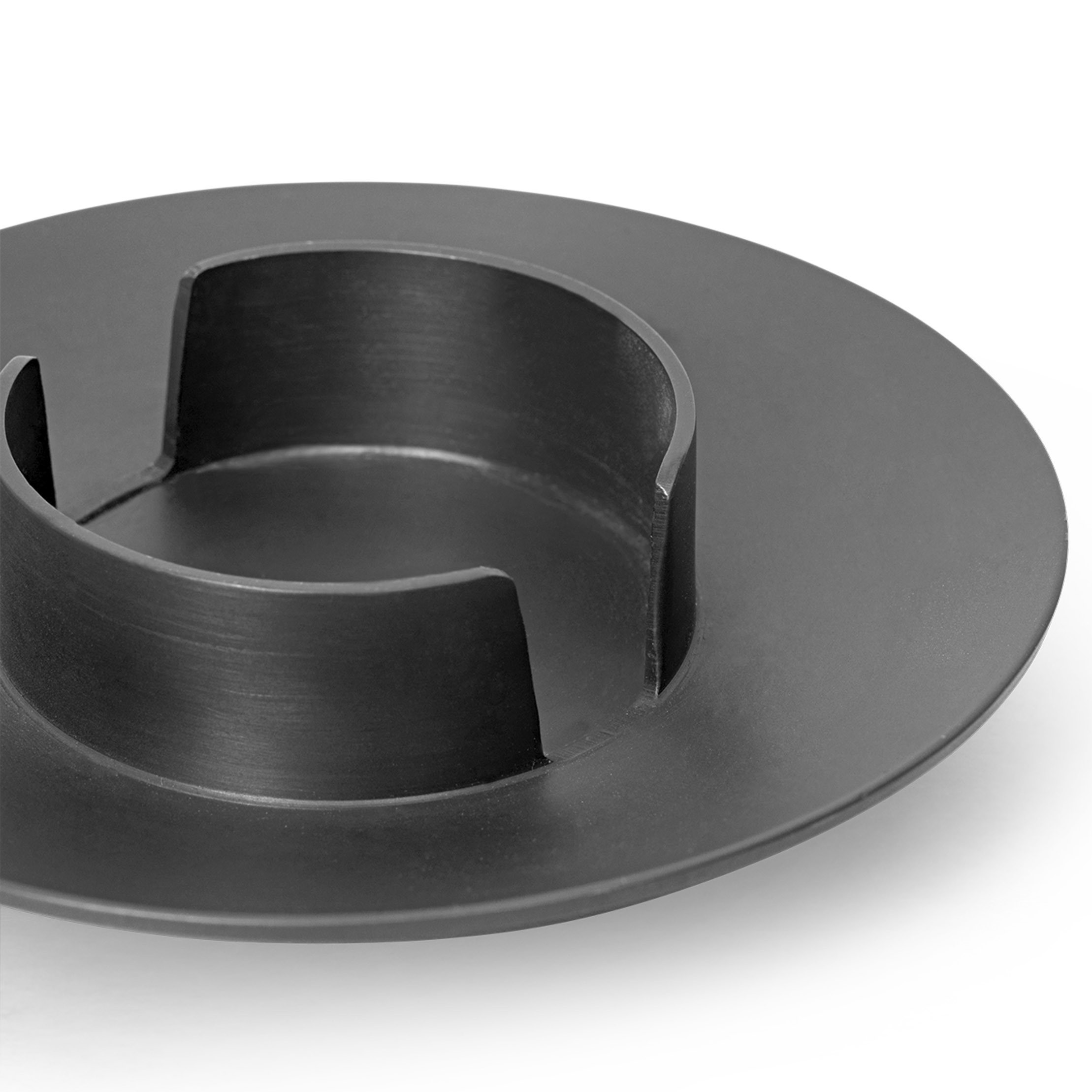 Stumpenkerzenhalter BLOCK 11 cm, schwarz, messing, Ferm LIVING