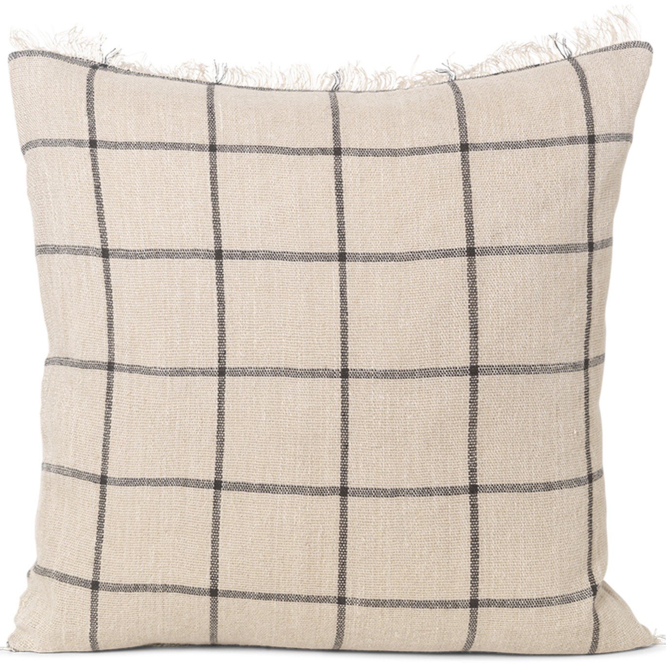 Deko Kissen CALM 50 x 50 cm, beige, baumwolle / leinen, fest LIVING