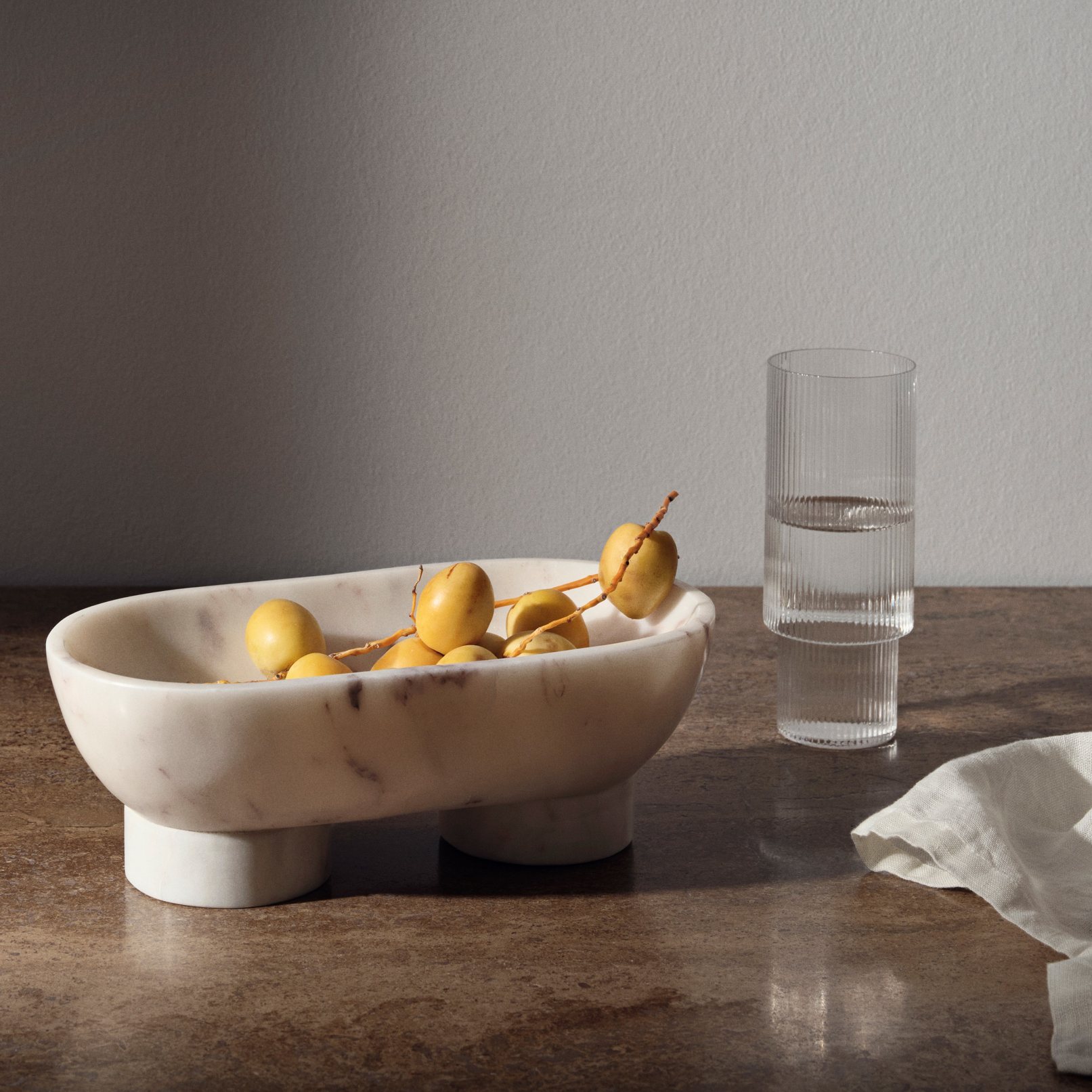 Longdrinkglas RIPPLE 300 ml, set à 4 st, klar, fest LIVING