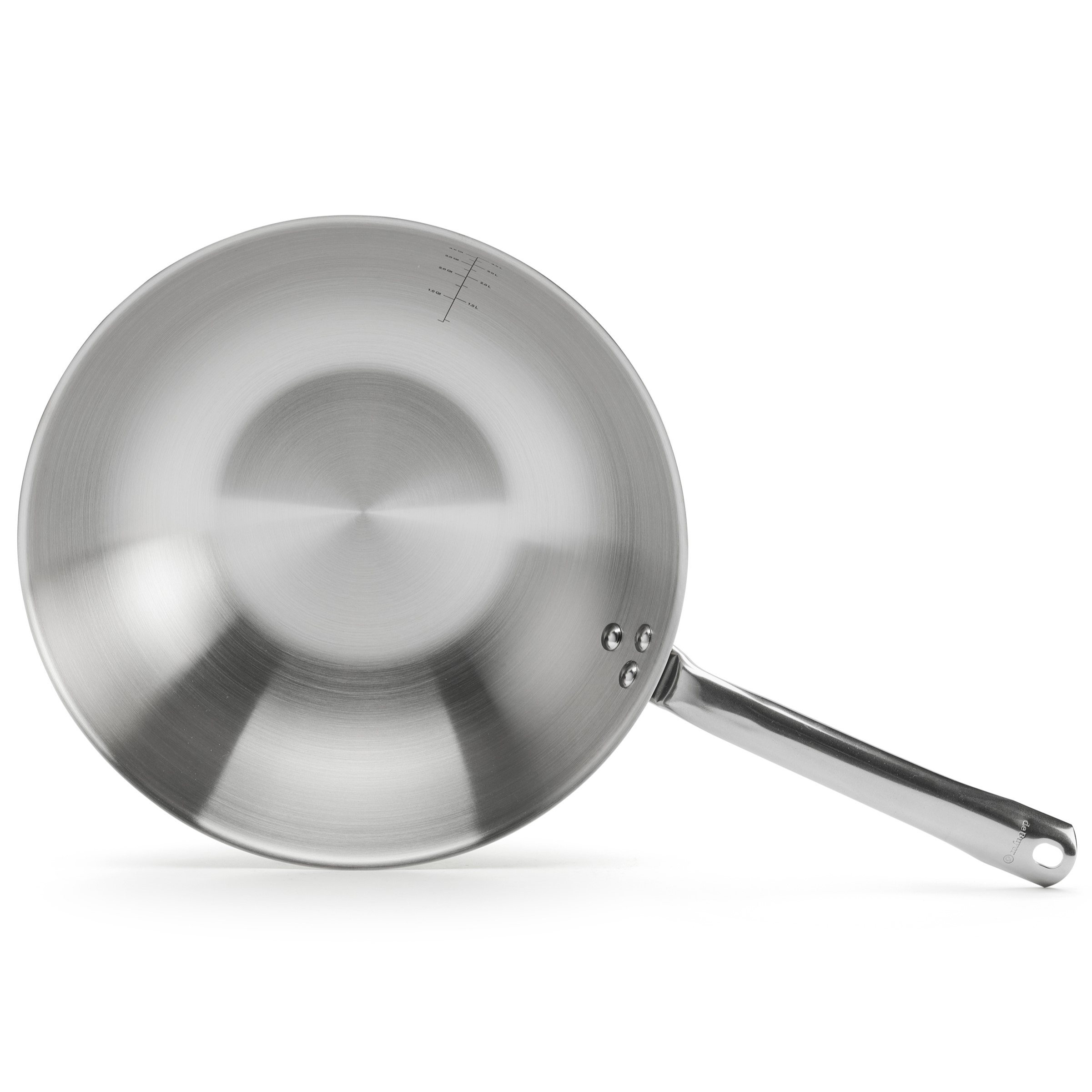 Wok ALCHIMY 28 cm, silber, edelstahl, de Buyer