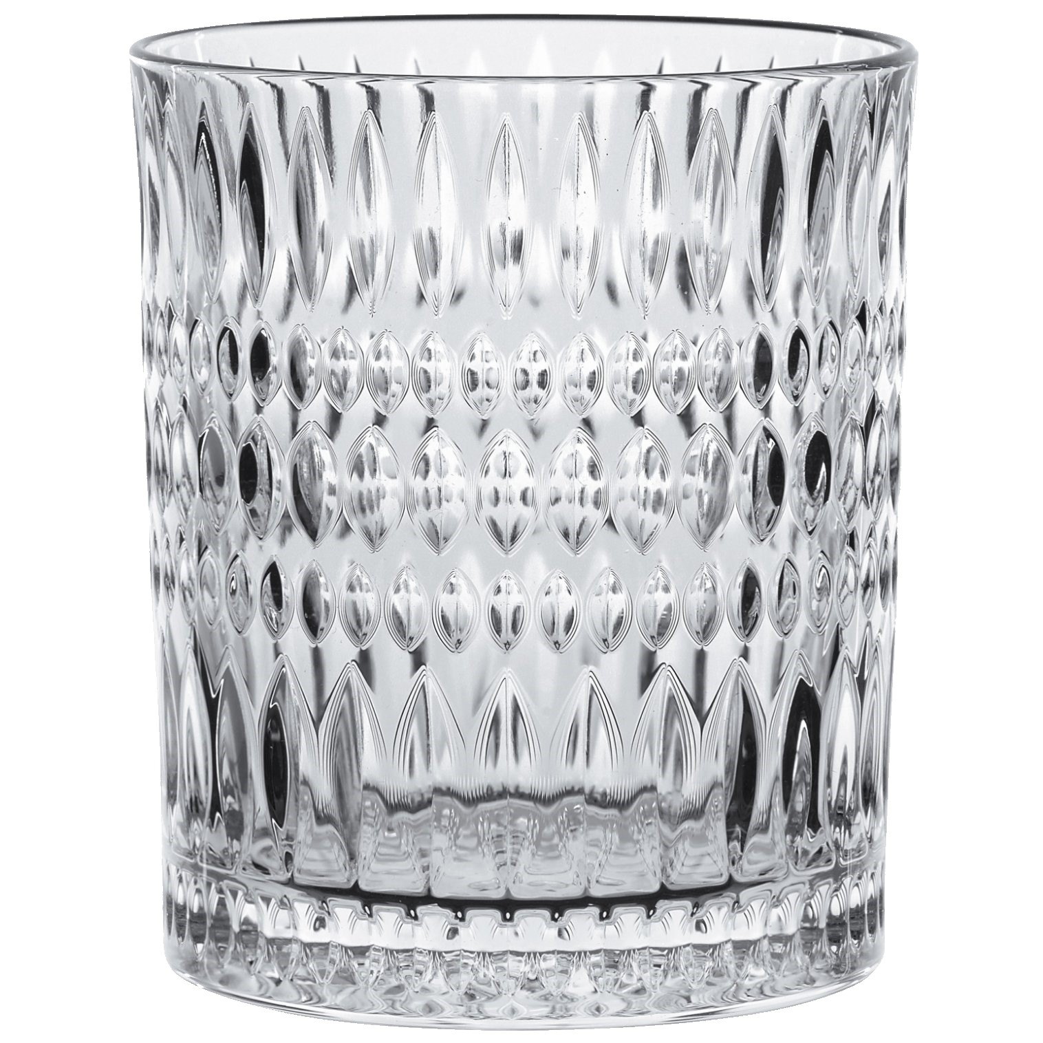 Longdrinkglas ETHNO, mit Whiskygläsern, set à 12 st, klar, glas, Nachtmann