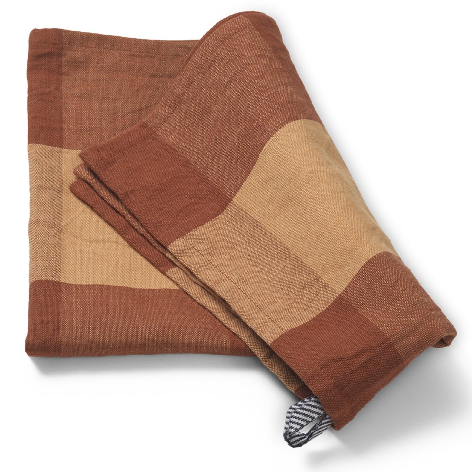 Geschirrtuch HALE 50 x 70 cm, Pfirsich / rot, baumwolle / leinen, fest LIVING