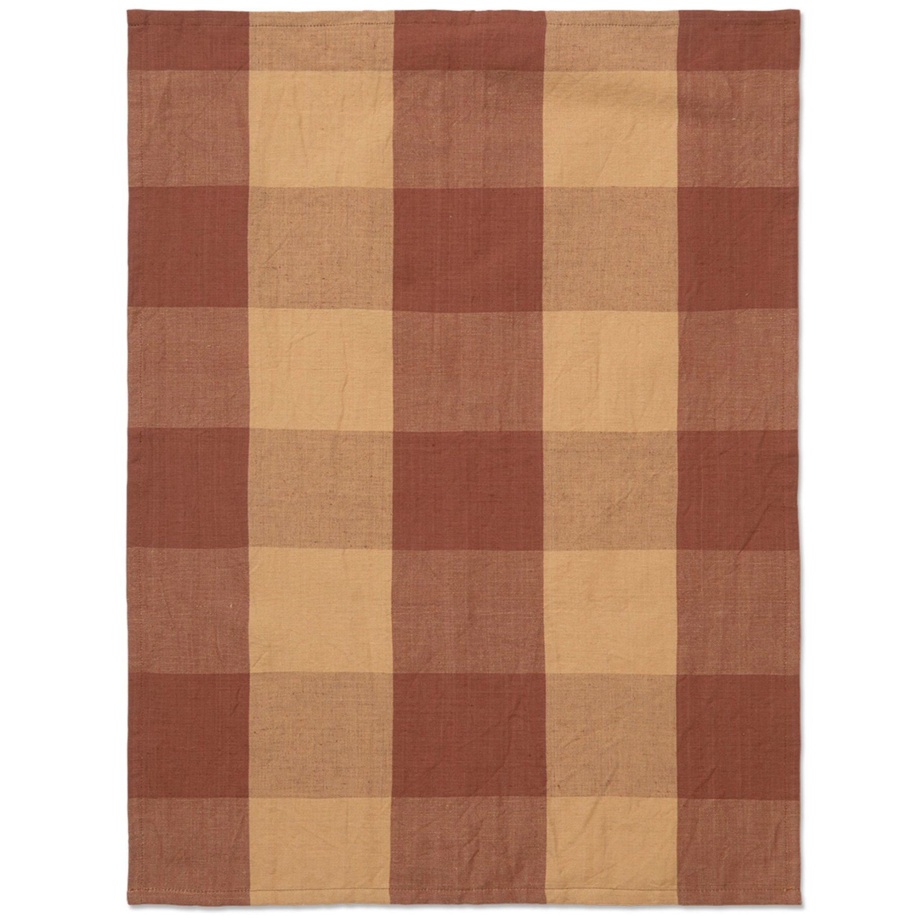 Geschirrtuch HALE 50 x 70 cm, Pfirsich / rot, baumwolle / leinen, fest LIVING