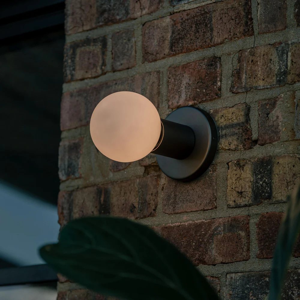 Wandlampe LOCHAN 11 cm, grau, aluminium, Tala