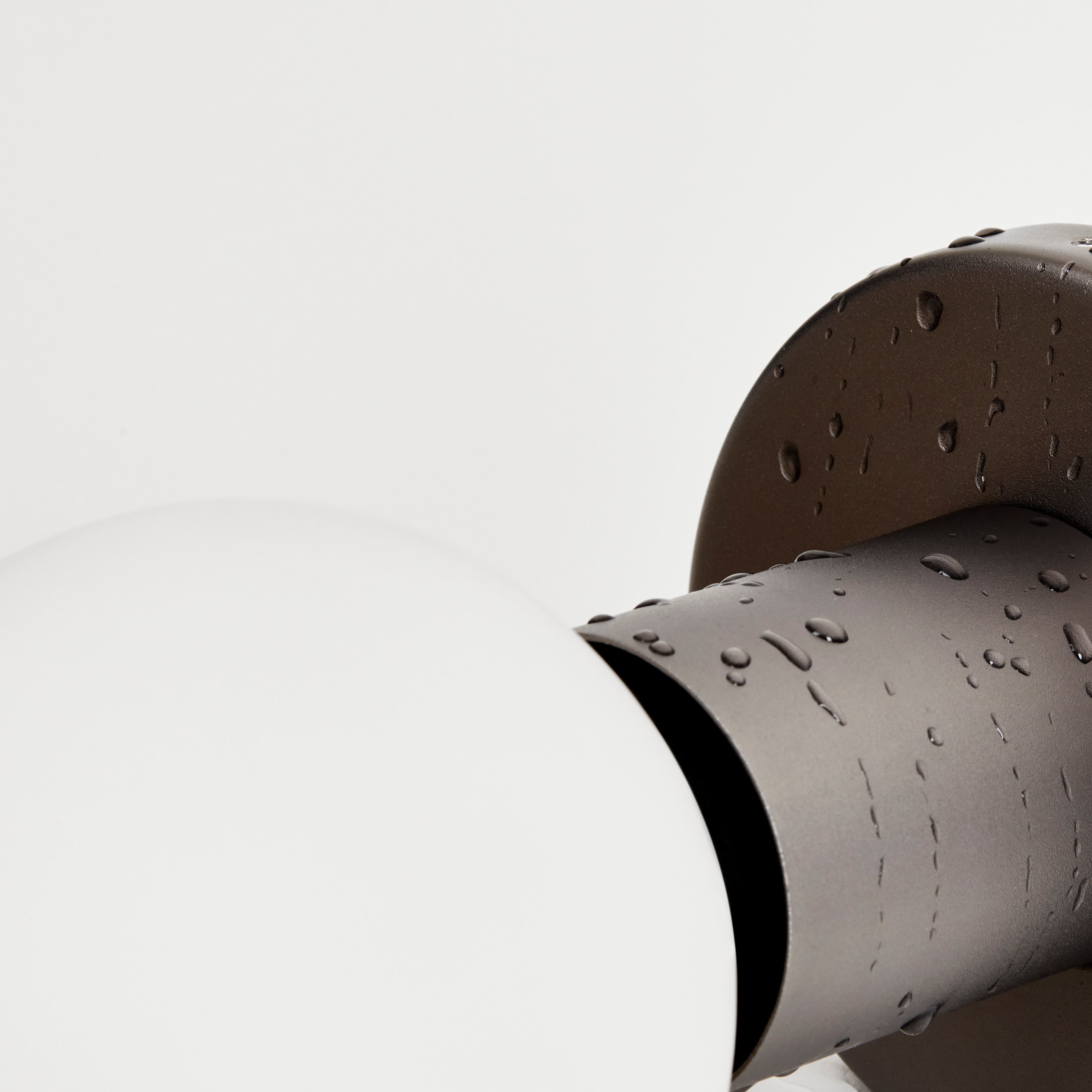 Wandlampe LOCHAN 11 cm, grau, aluminium, Tala