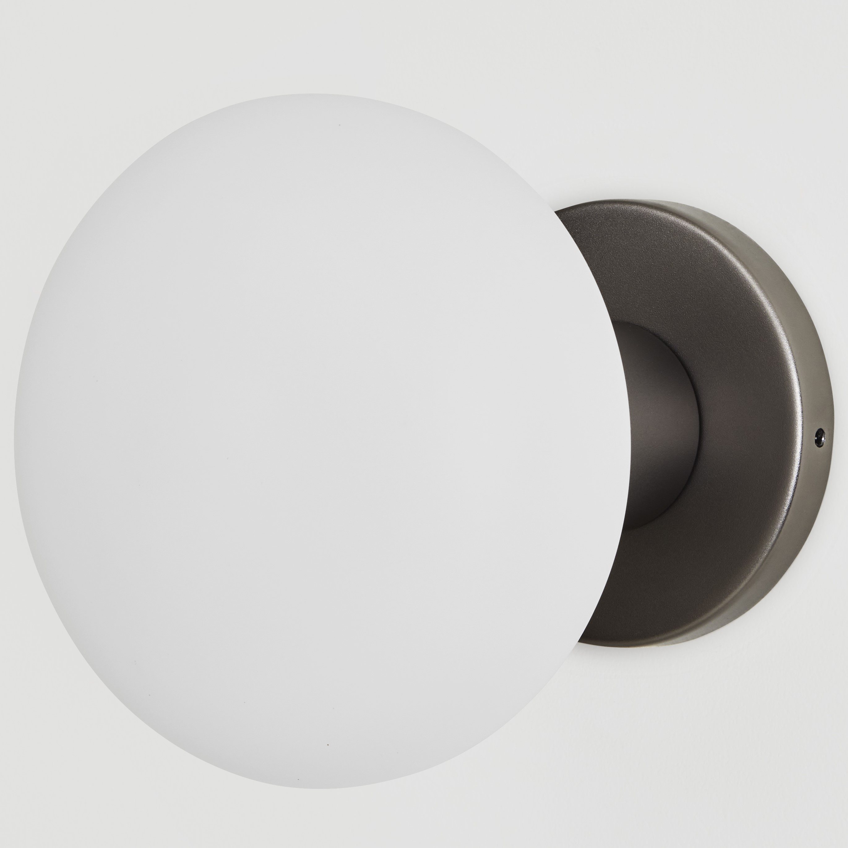 Wandlampe LOCHAN 11 cm, grau, aluminium, Tala