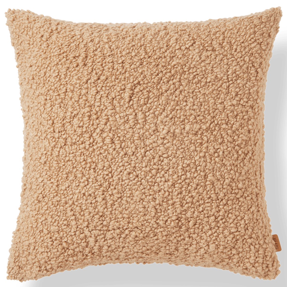 Deko Kissen MOOR 50 x 50 cm, leicht braun, welle, fest LIVING