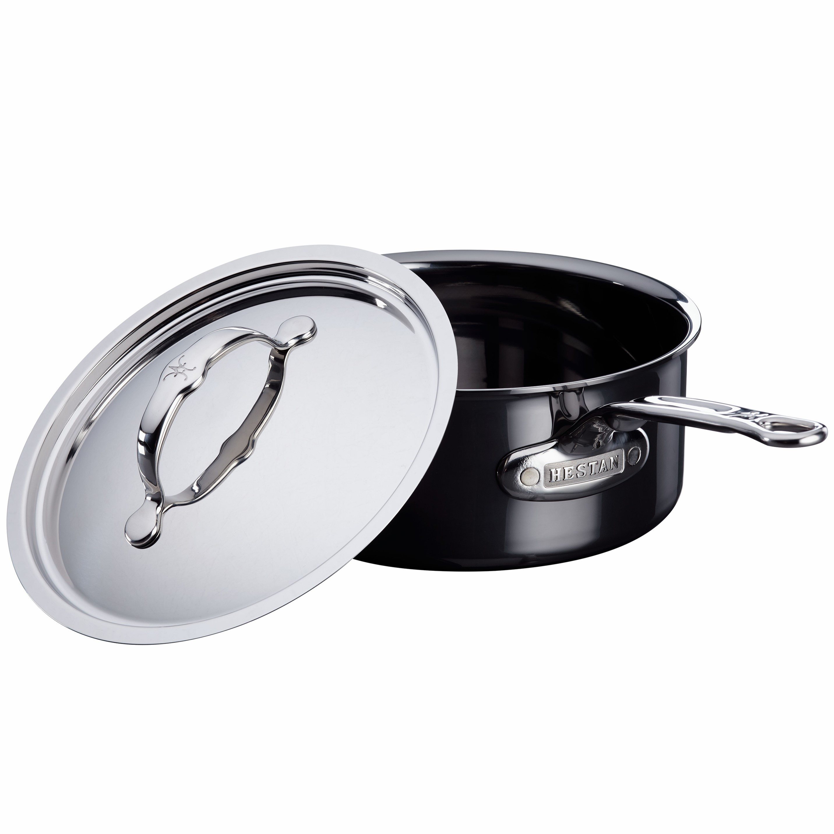 Kasserolle NANOBOND TITANIUM 20 cm, 2,8 l, edelstahl, Hestan