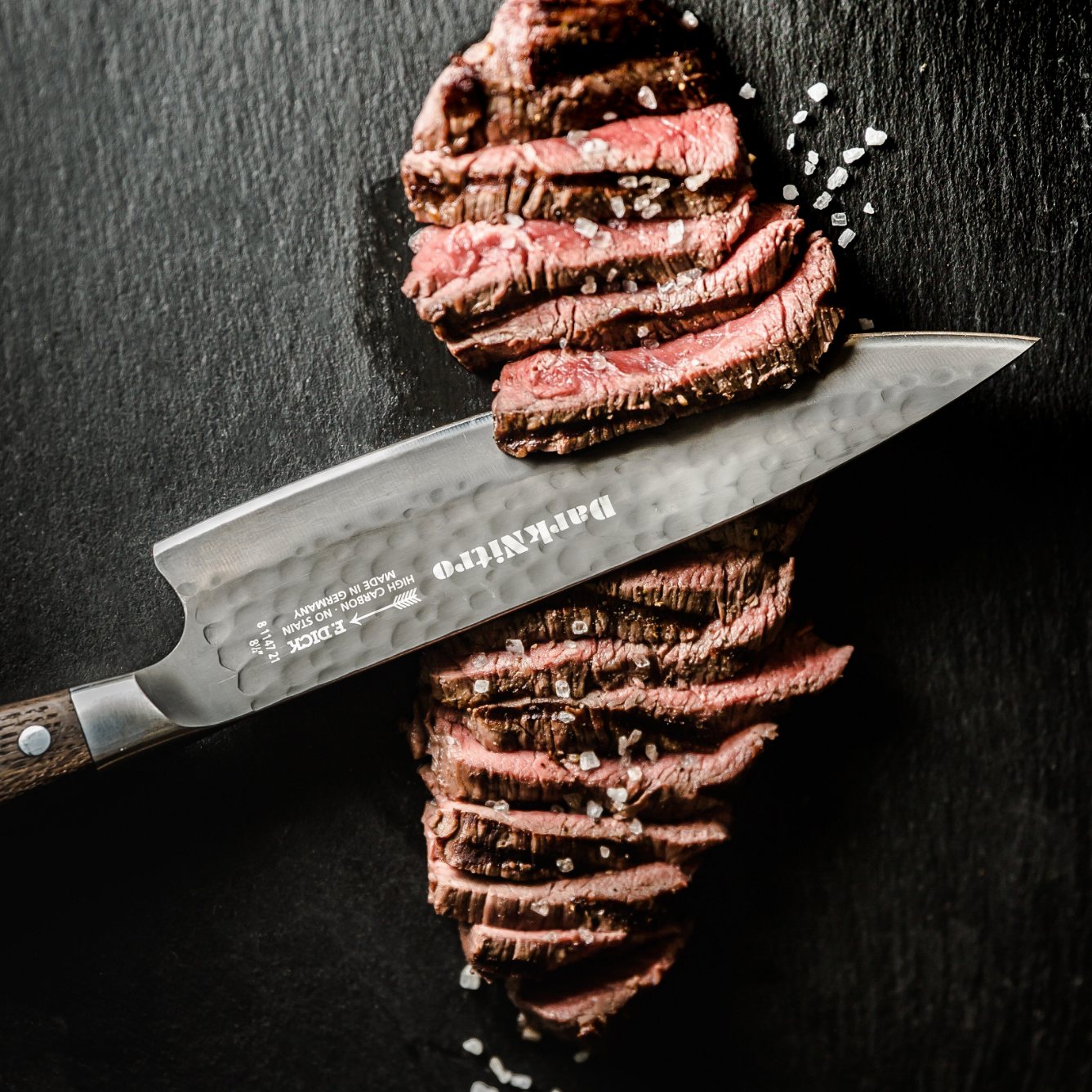 Chefmesser DARKNITRO 21 cm, braun, F.DICK