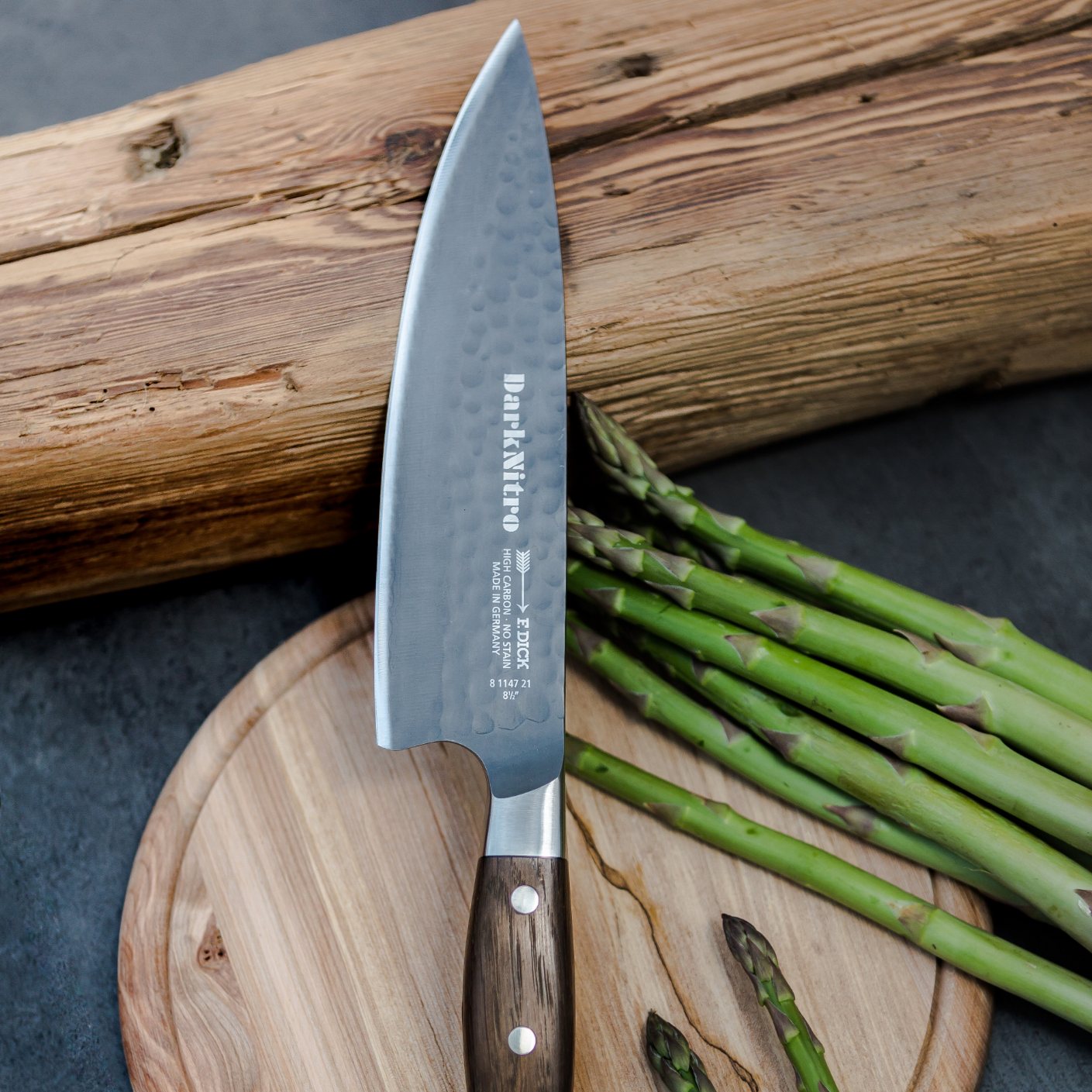 Chefmesser DARKNITRO 21 cm, braun, F.DICK