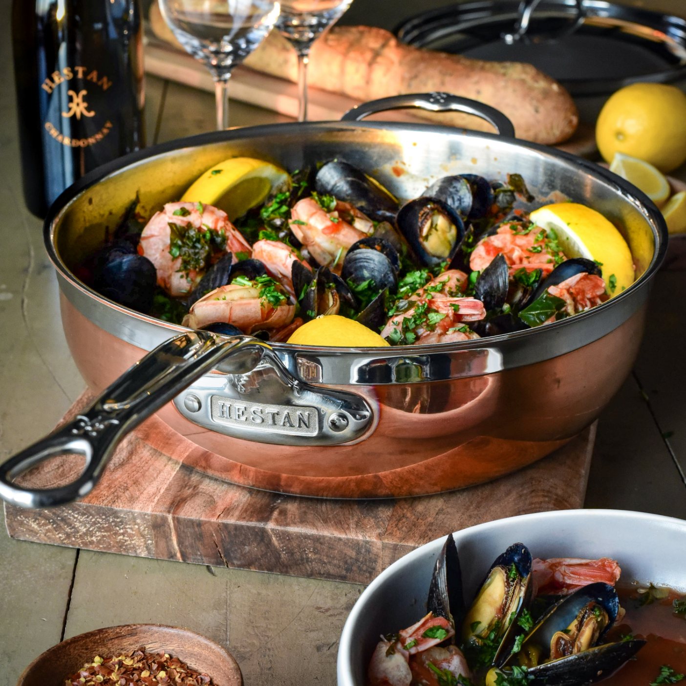 Sautépfanne COPPERBOND 28 cm, 4,7 l, kupfer, Hestan