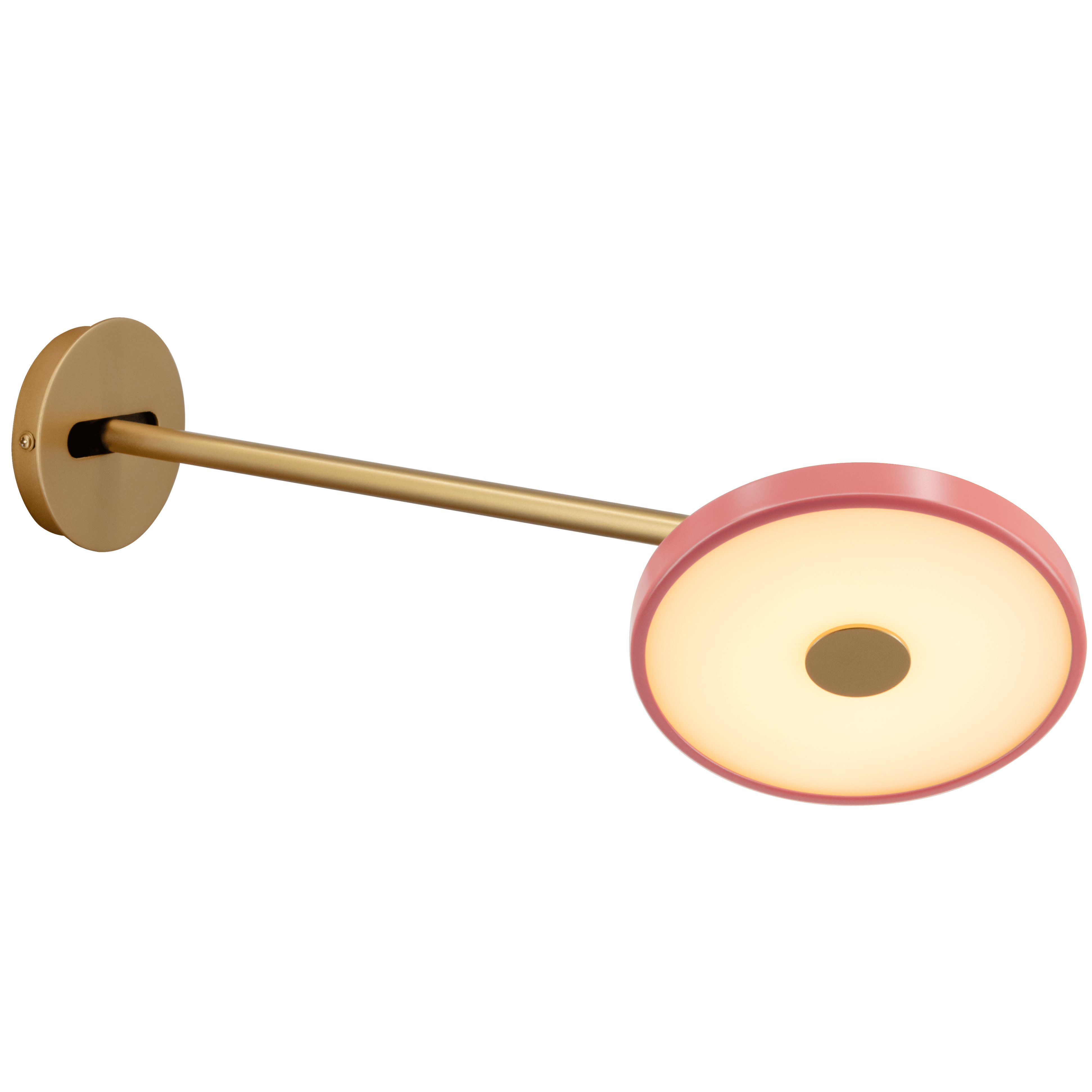 Wandlampe ASTERIA 15 cm, rosa, aluminium, Umage
