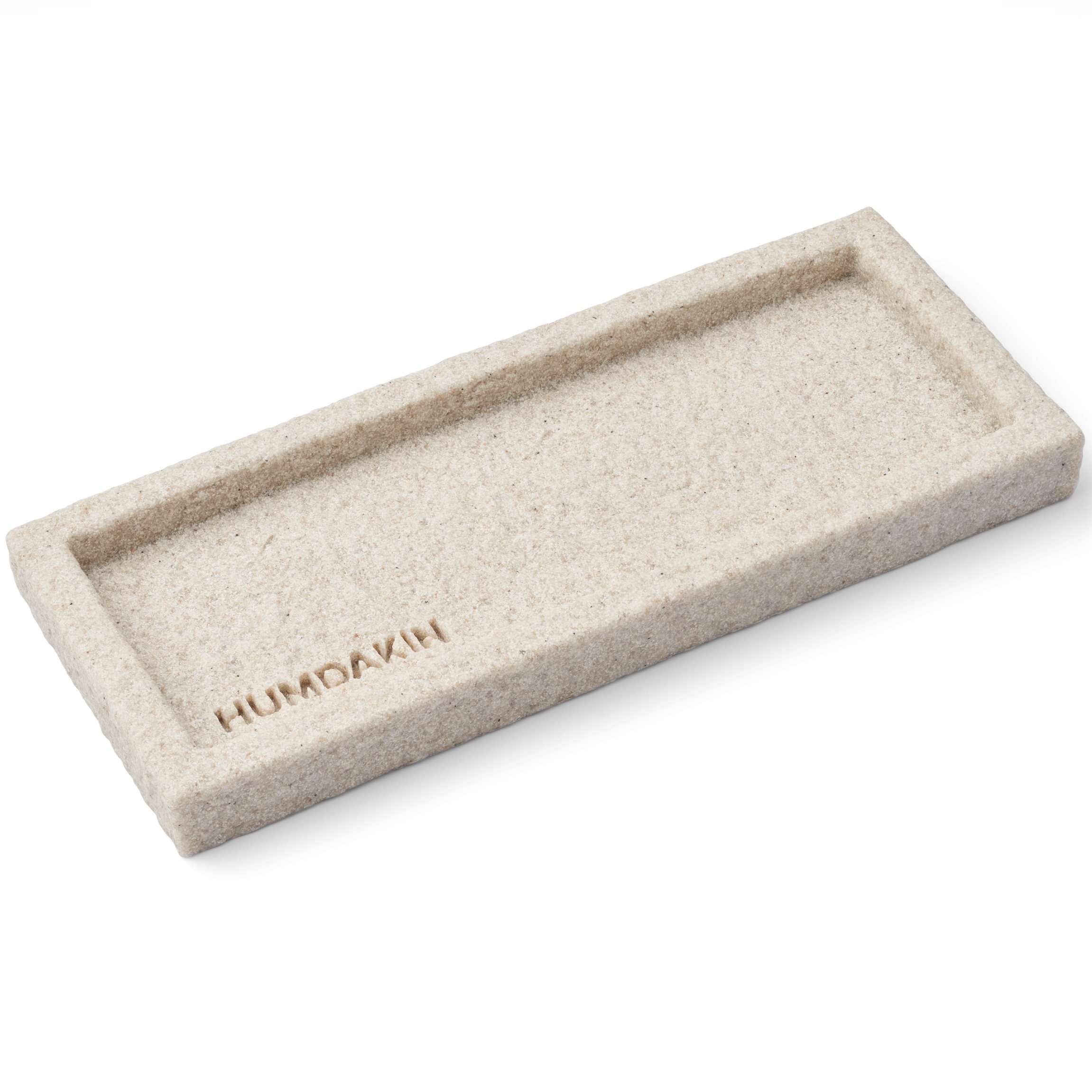 215555 dekorativni podnos 25 cm bila piskovec humdakin
