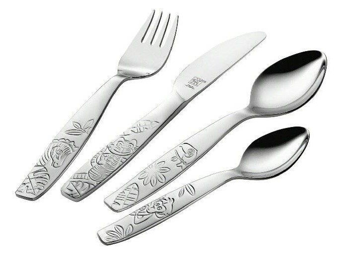 Kinder Besteckset THE JUNGLE, 4-teilig, Zwilling