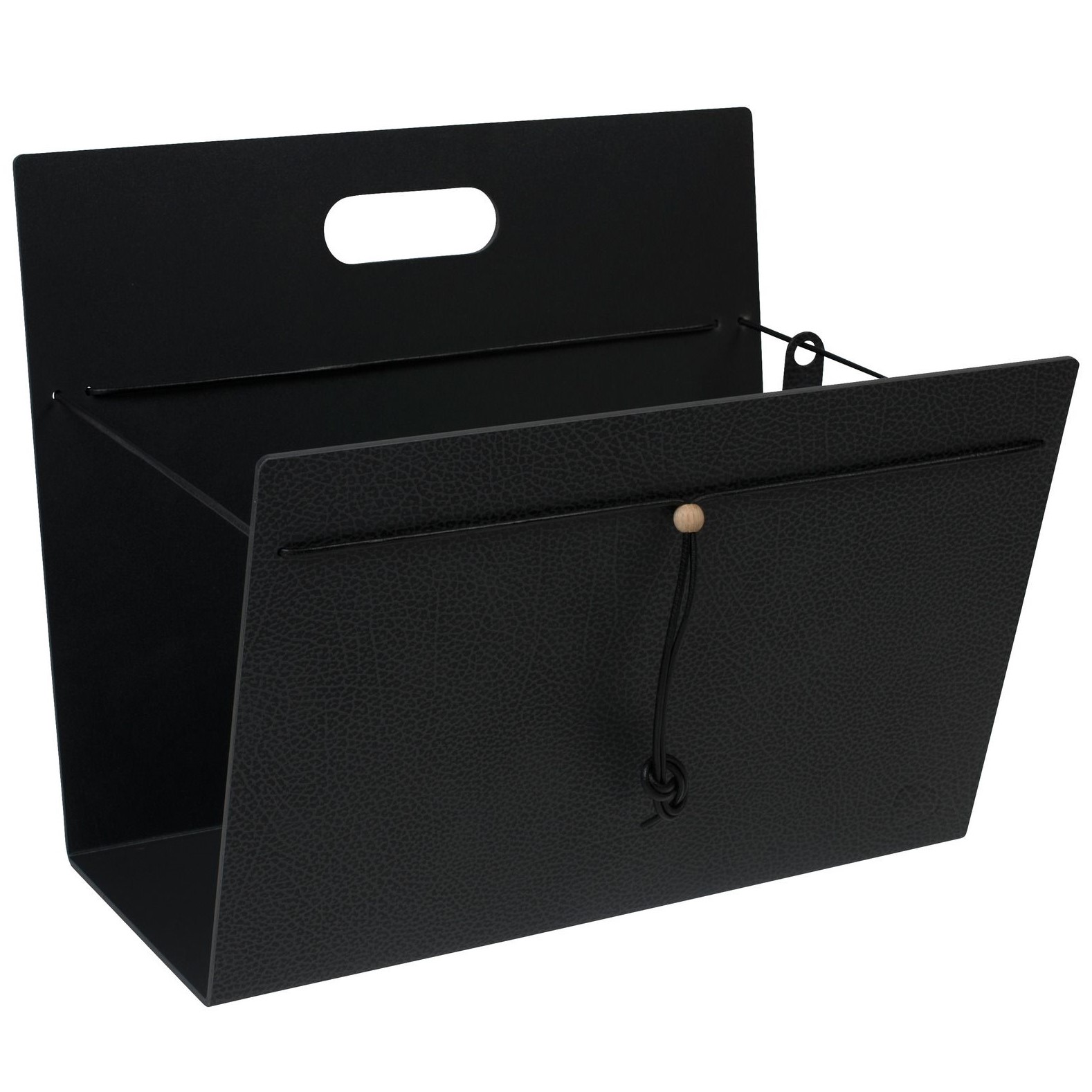 215918 stojan na casopisy hippo 38 x 31 cm cerna kuze lind dna