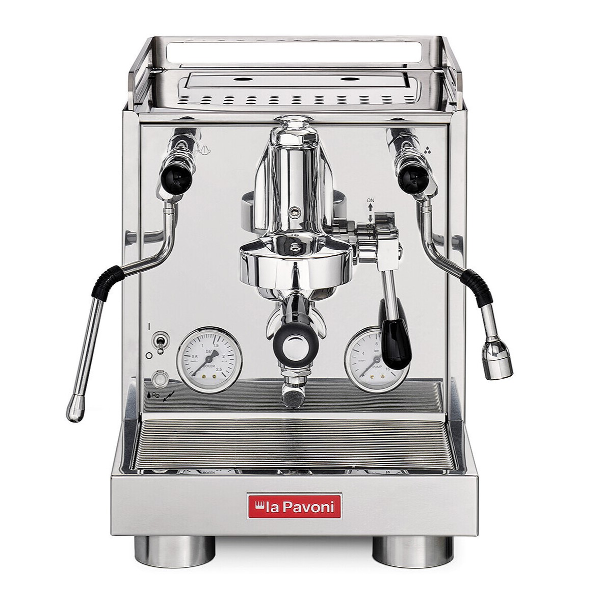 216089 1 pakovy kavovar cellini evoluzione poloprofesionalni stribrna la pavoni