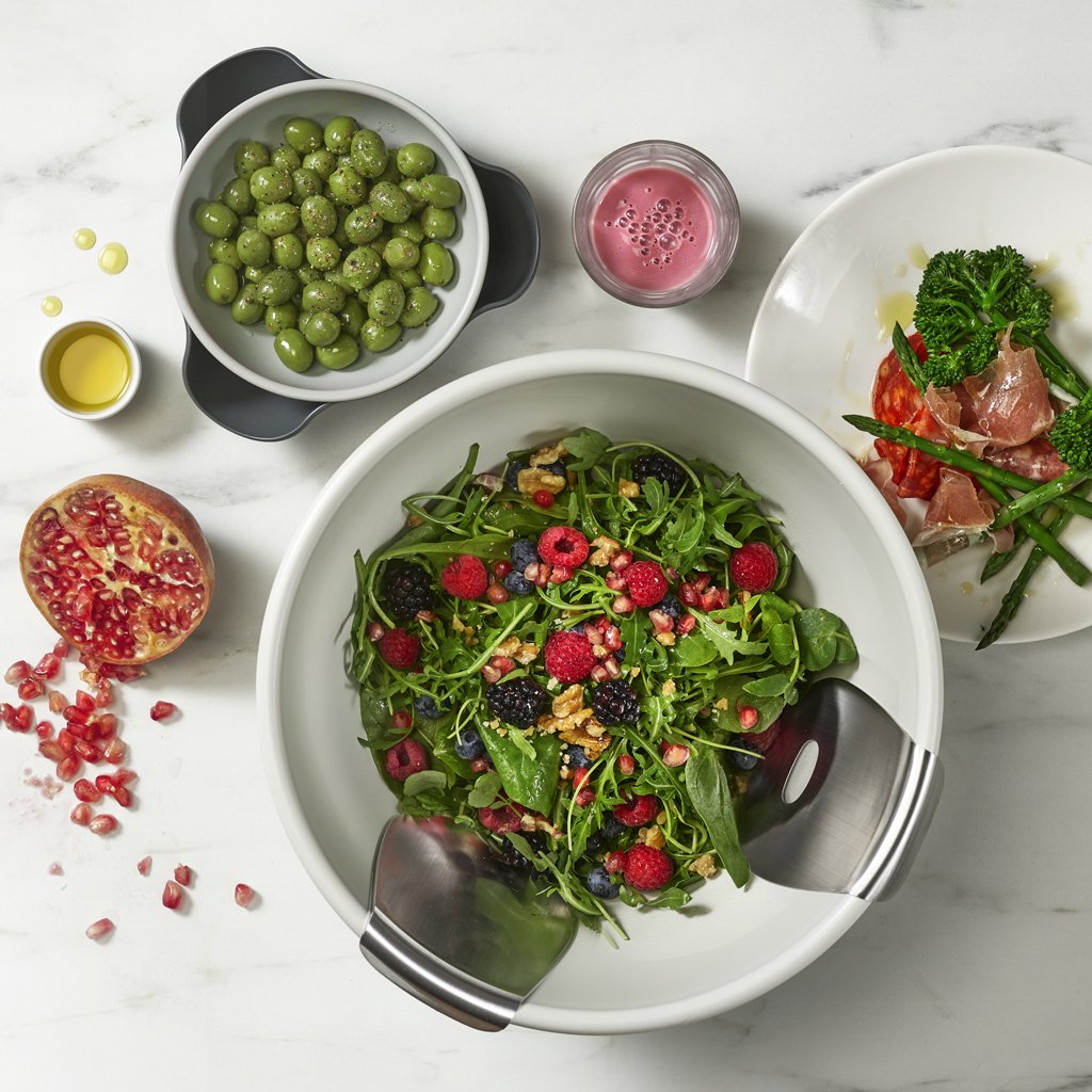 Salatschale mit Besteck UNO, Joseph Joseph